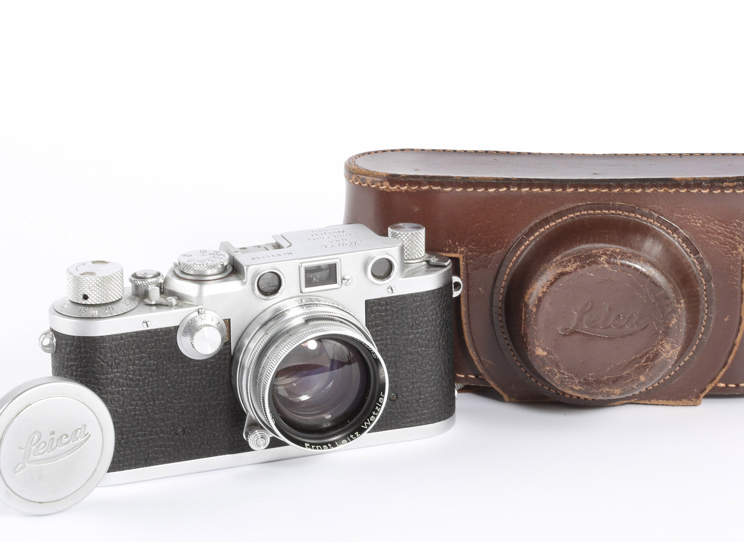 Leitz Wetzlar Leica IIIf red scale Summitar 5mm 2,0