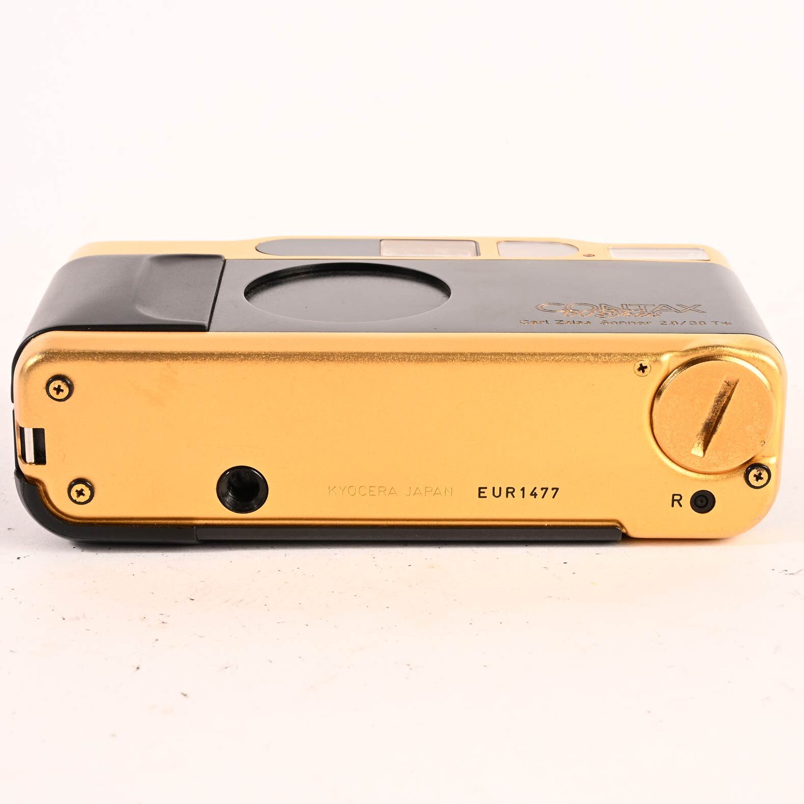 Contax T2 60 Jahre Gold Limited Edition Carl Zeiss Sonnar 2,8/38 mm OVP