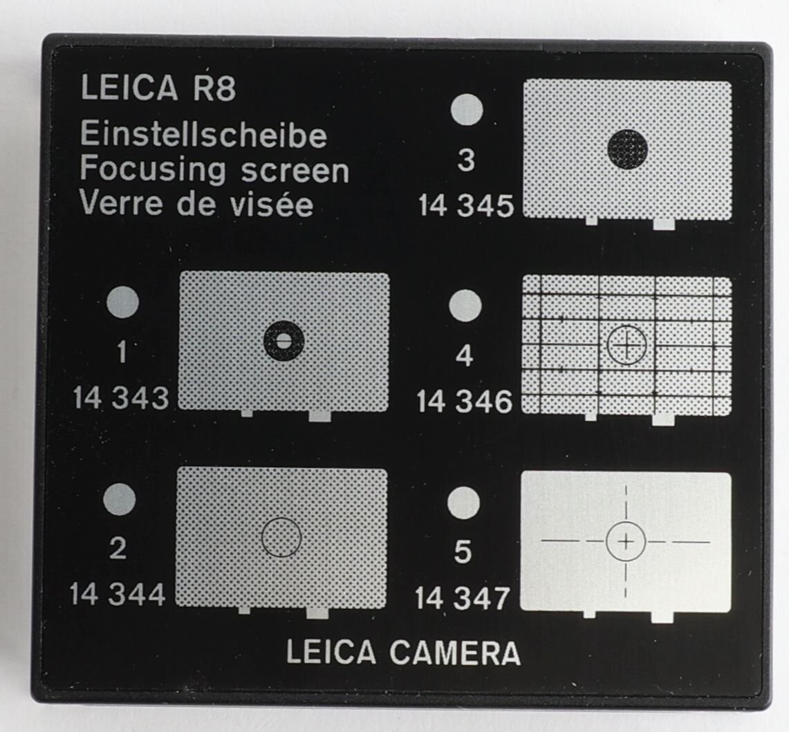 LEICA R9/R8 Mikroprismenscheibe 14345