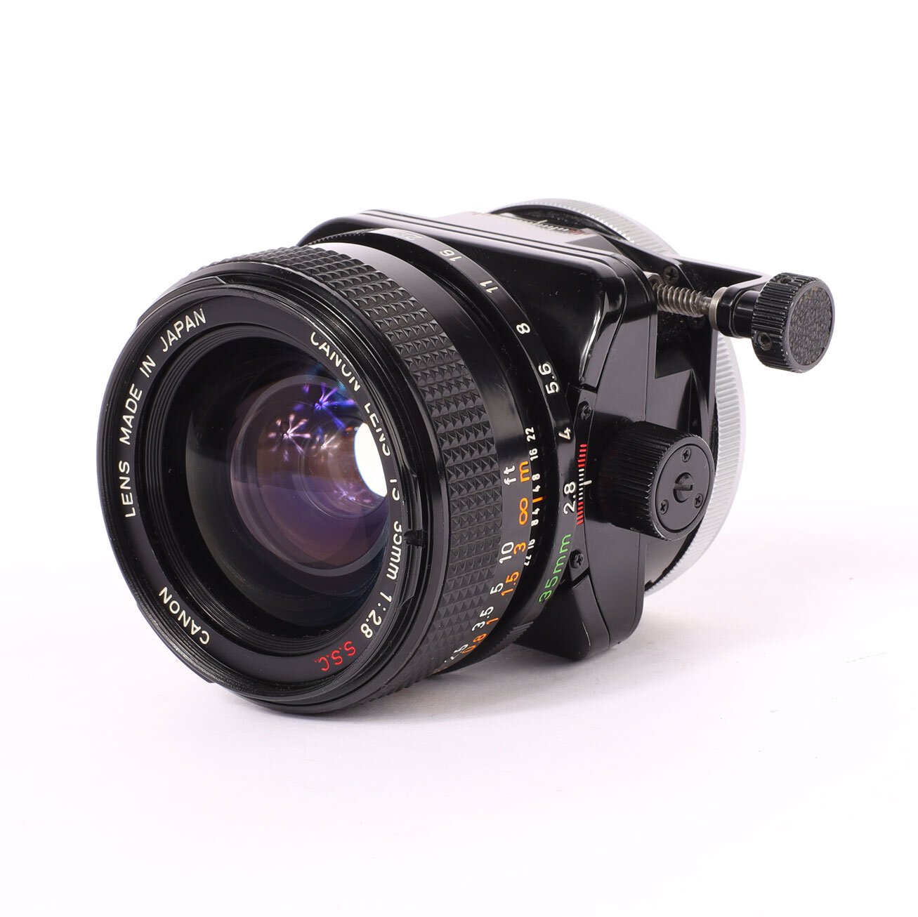 Canon Lens TS 35mm 2,8 S.S.C. FD Tilt-shift
