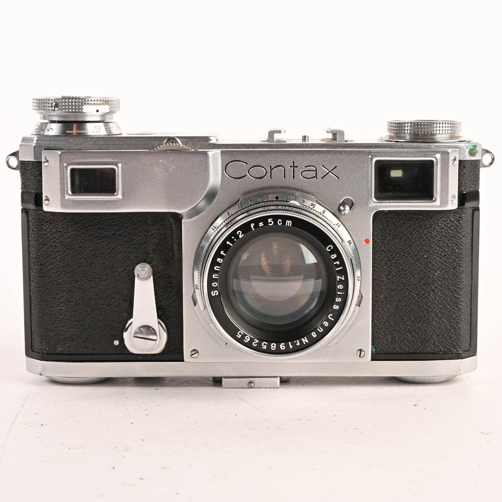 Carl Zeiss Jena Contax II Rangefinder Carl Zeiss Jena Sonnar 1:2/5 cm ohne Kameras Nummer