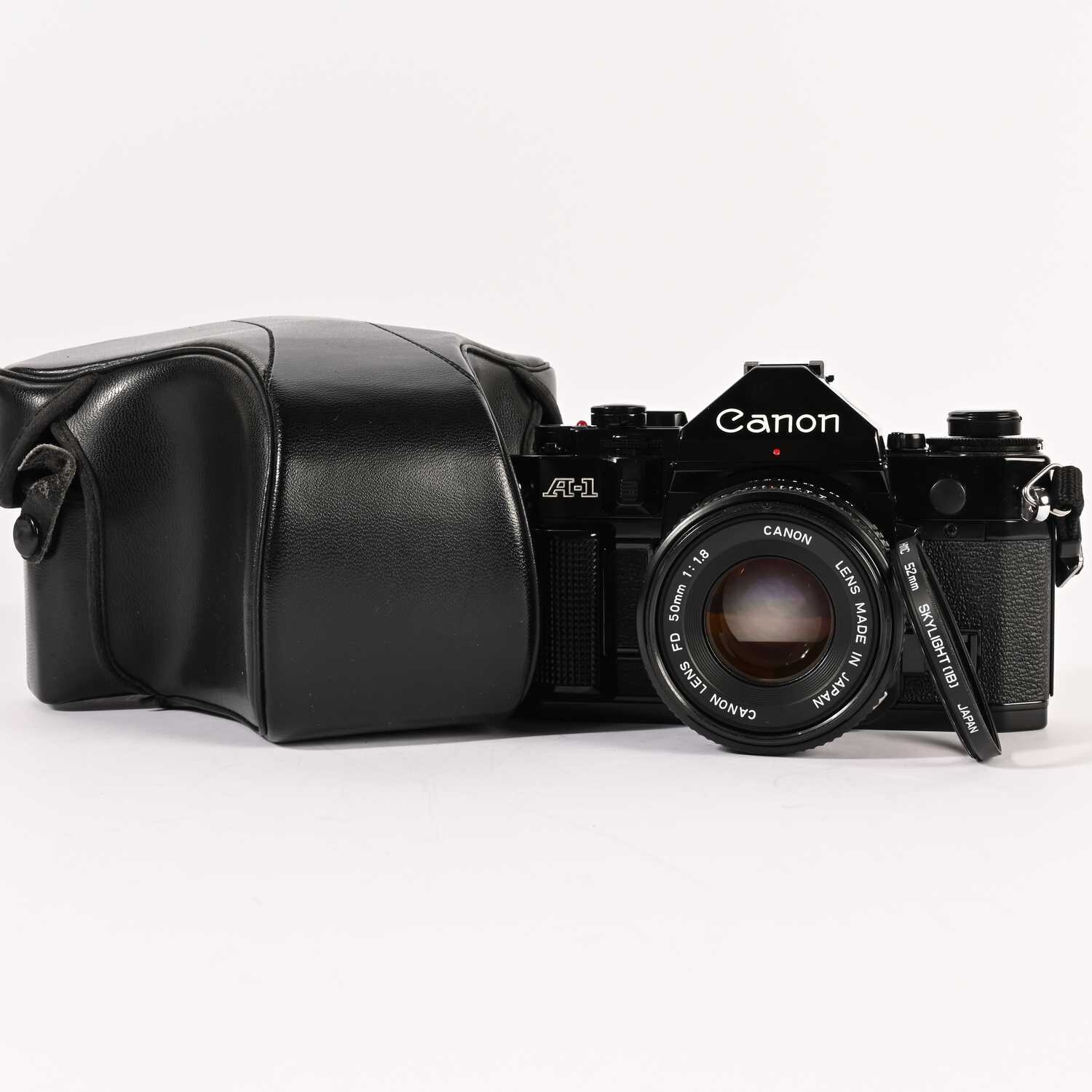 Canon A-1 Canon FD 50/1,8 schwarz