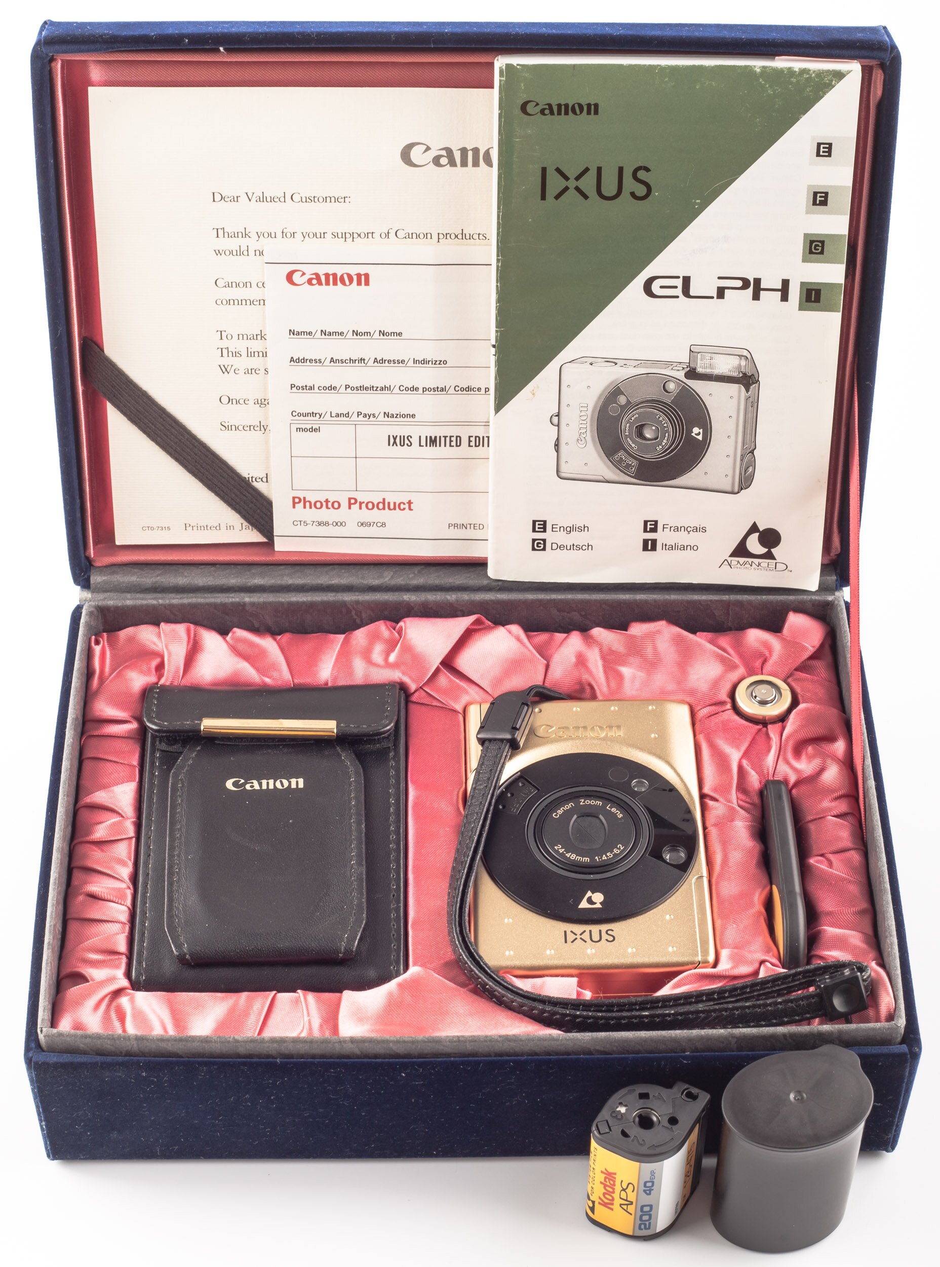 Canon Ixus Gold Edition