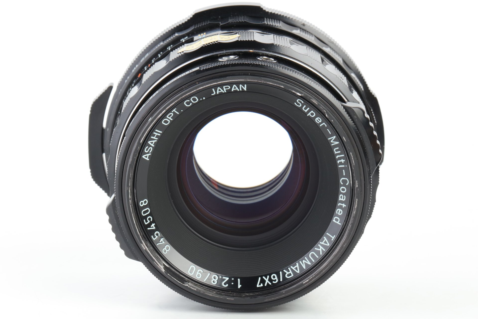 Pentax 67 2,8/90mm LF Zentralverschluß Super-Multi-Coated Takumar