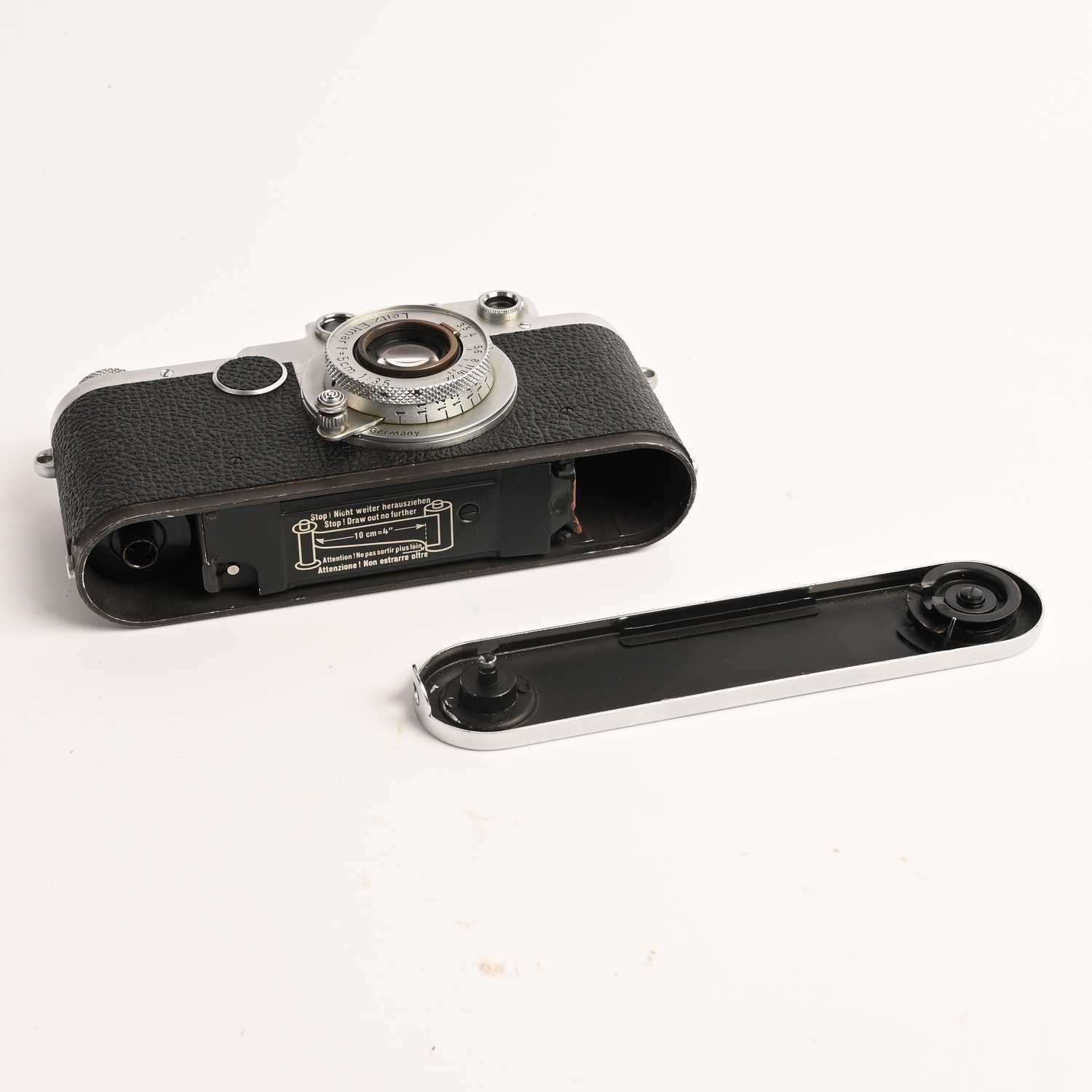 Leitz Leica IIc Sucherkamera mit Elmar 5cm f/3.5 Schraubgewinde Kamera