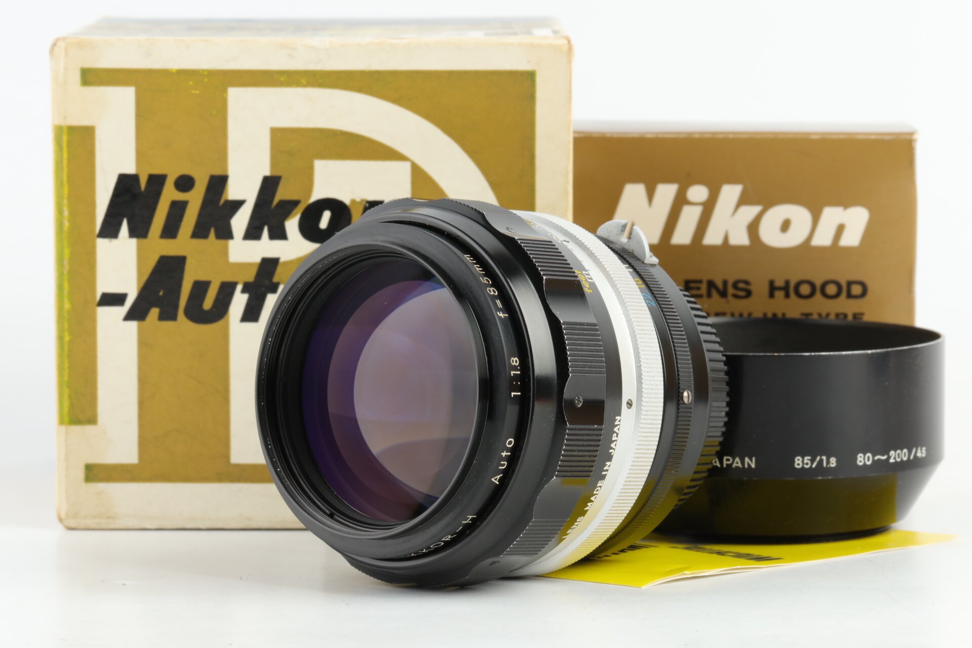 Nikon Non-AI 1,8/85mm Nikkor-H Auto Nippon Kogaku