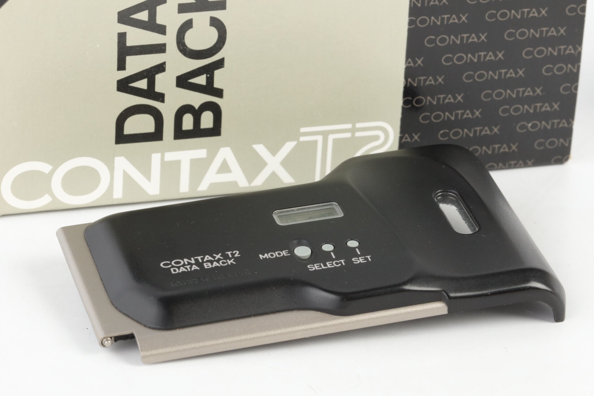 Contax T2 Datenrückwand data back champagner