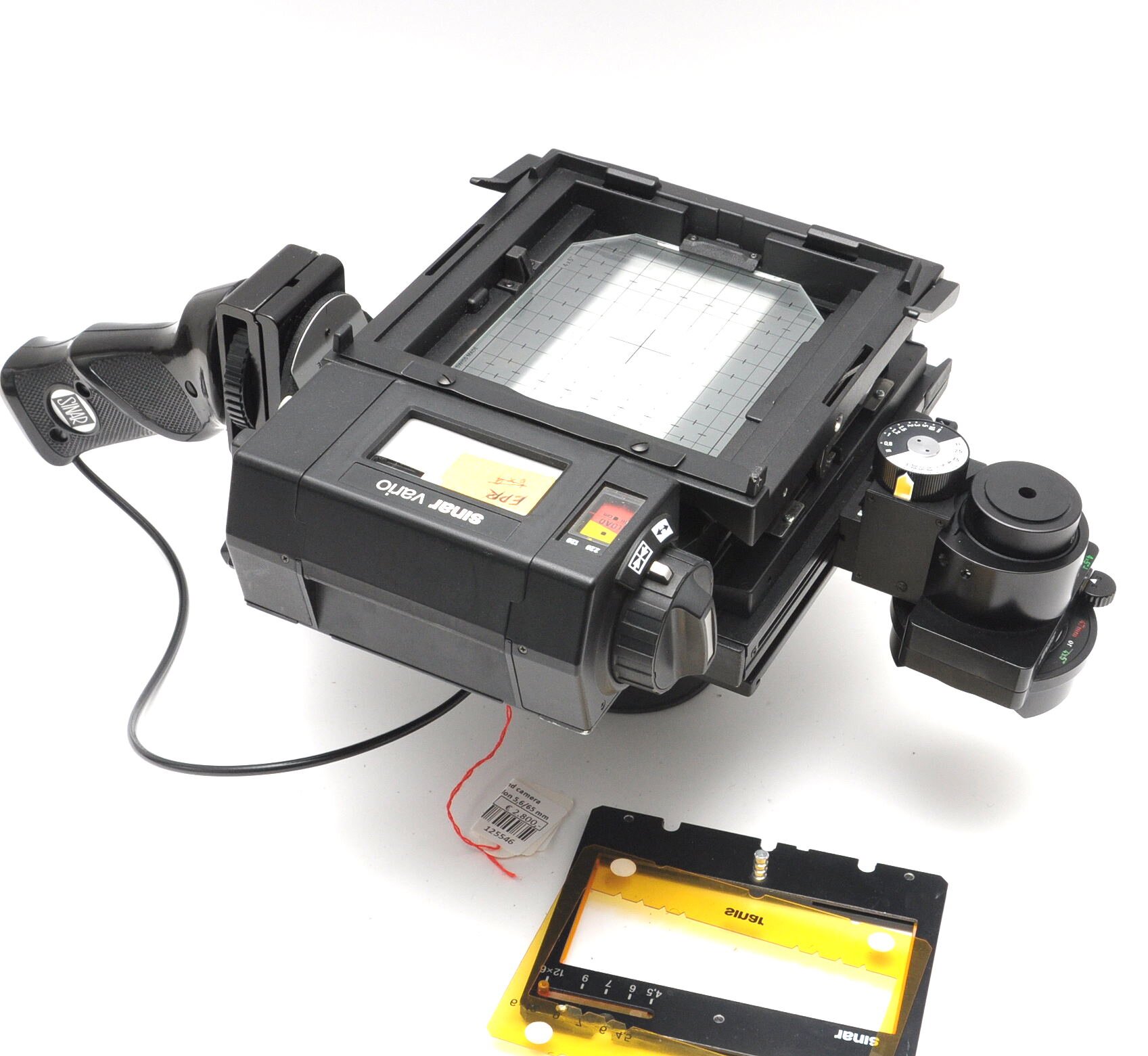 Sinar 4x5 Hand camera with Super-Angulon 5,6/65 mm lens