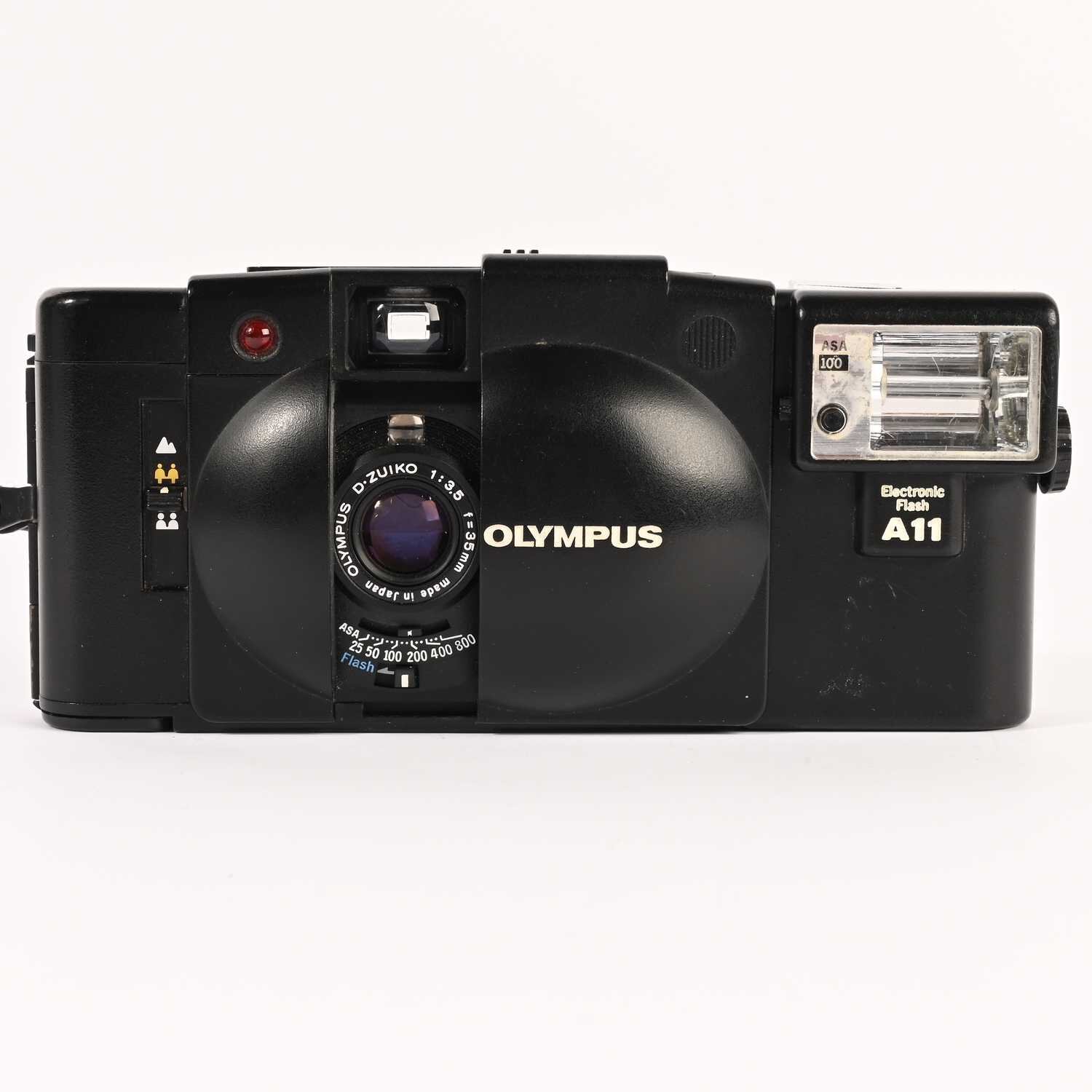 Olympus XA2 analog Kompackt  D.Zuiko 35mm 3.5 Objektiv  A11 Blitz