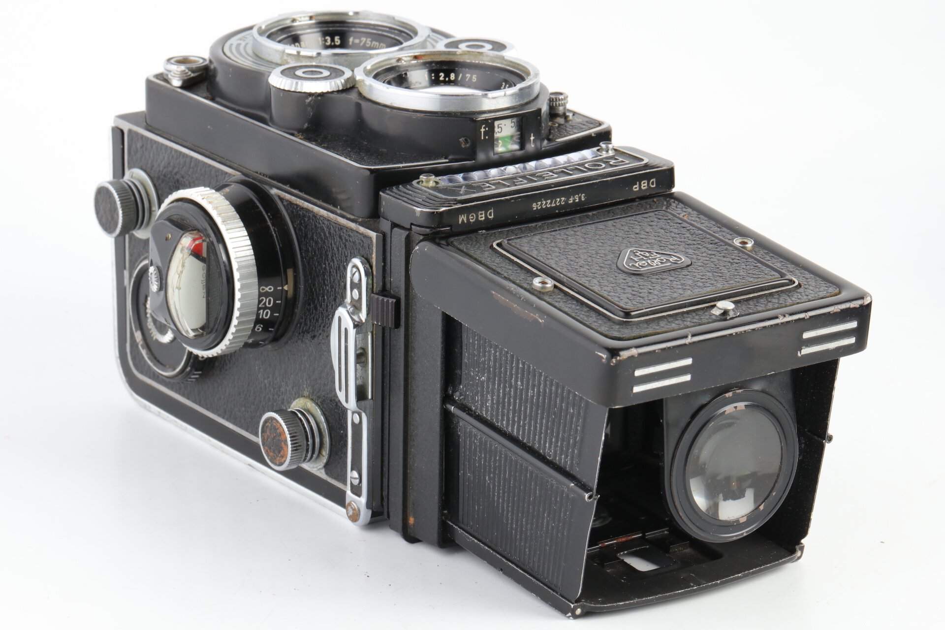 Rolleiflex 3,5F Carl Zeiss Planar 3,5/75mm DBP DBGM