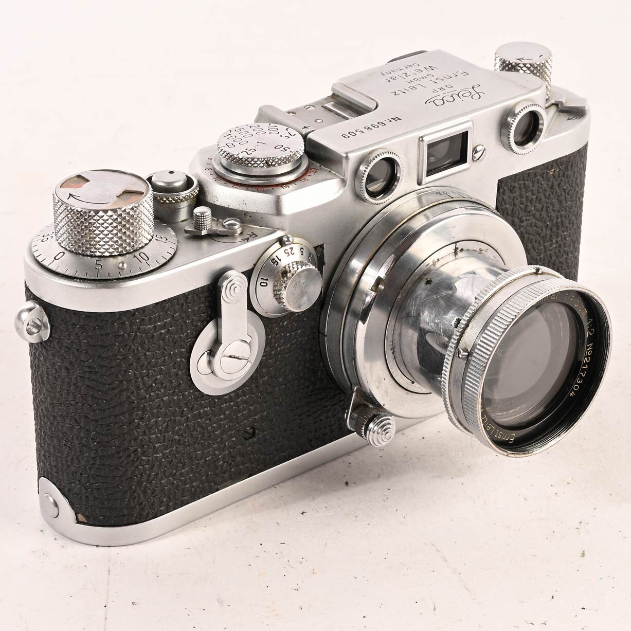 Leitz Leica IIIf rote kontaktzahlen mit vorlaufwewrk 1954