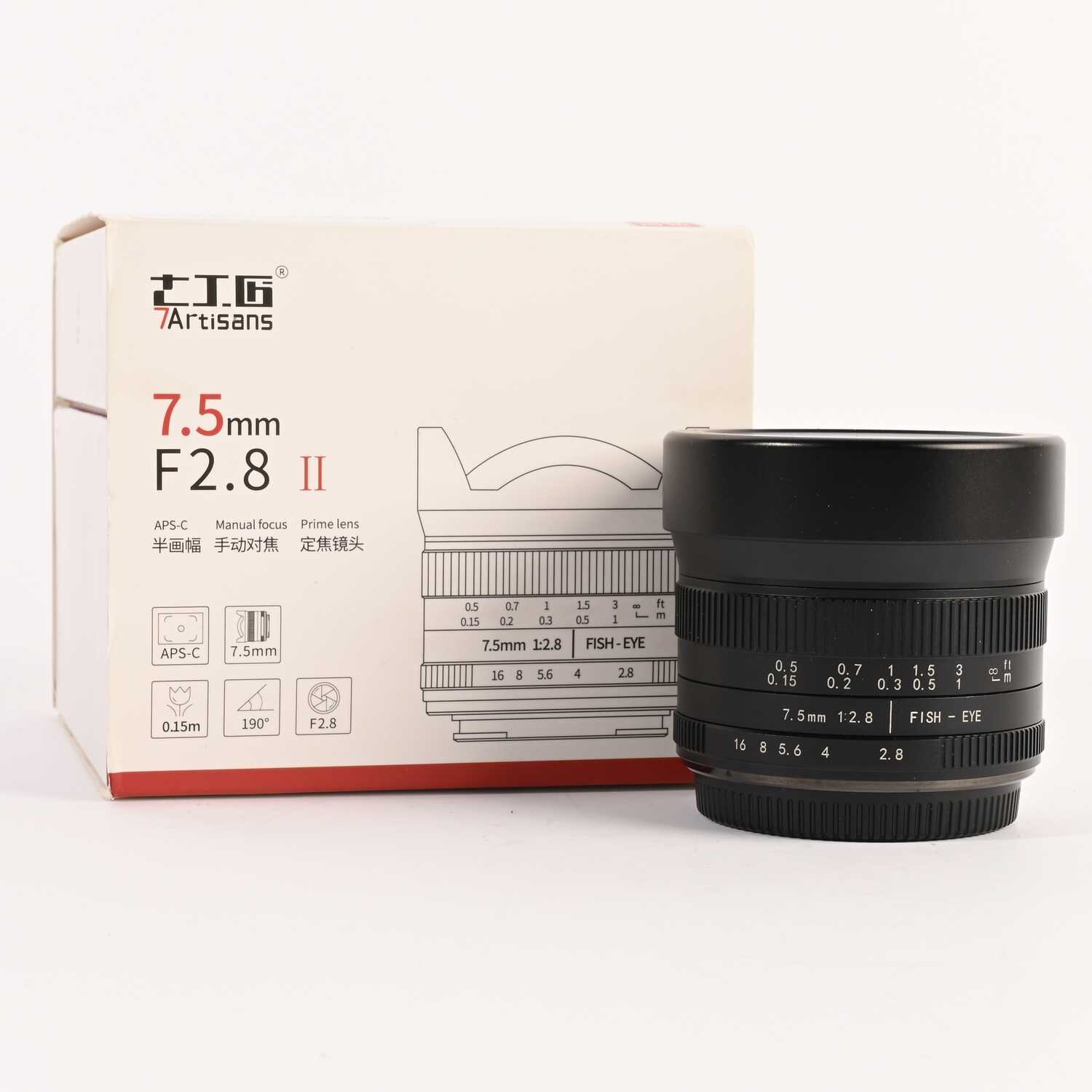 7Artisans 7.5mm f2.8 II M4/3 Mount