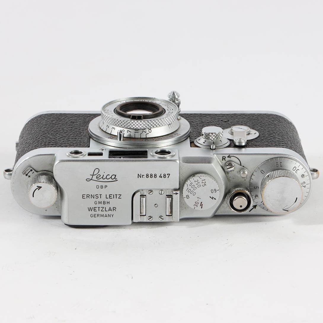Leica IIIG Gehäuse Body 3G Leitz Elmar 5cm 3,5 Lens 3,5/50 Red Scale