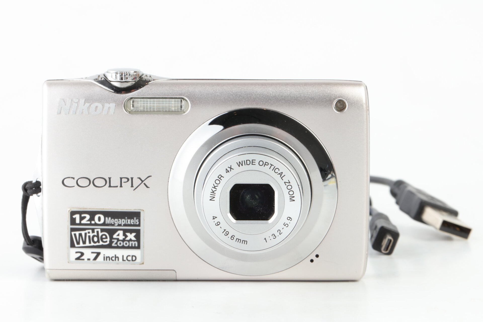 Nikon S3000 Coolpix 12.0 MP 4x wide zoom 4,9-19,6mm