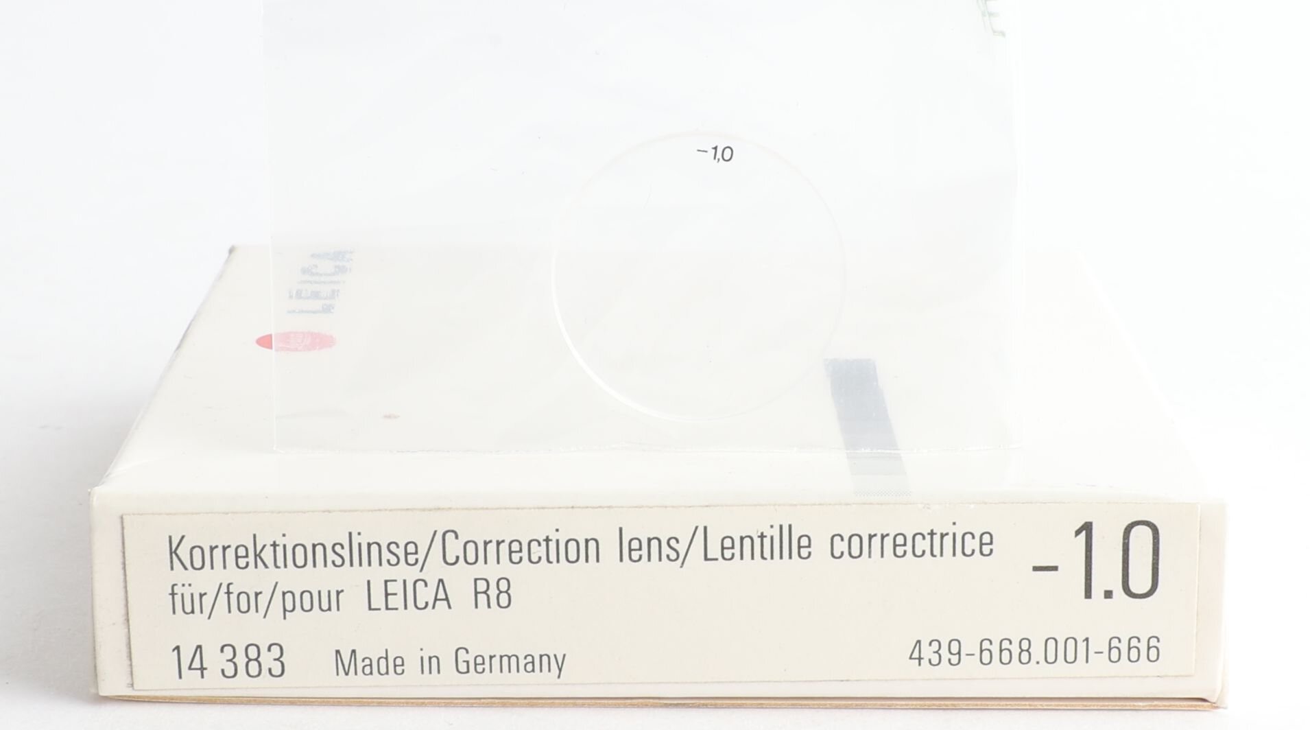 LEICA R9/R8Correction lens-1 KORREKTIONSLINSE LEICA R8/R9 NEU