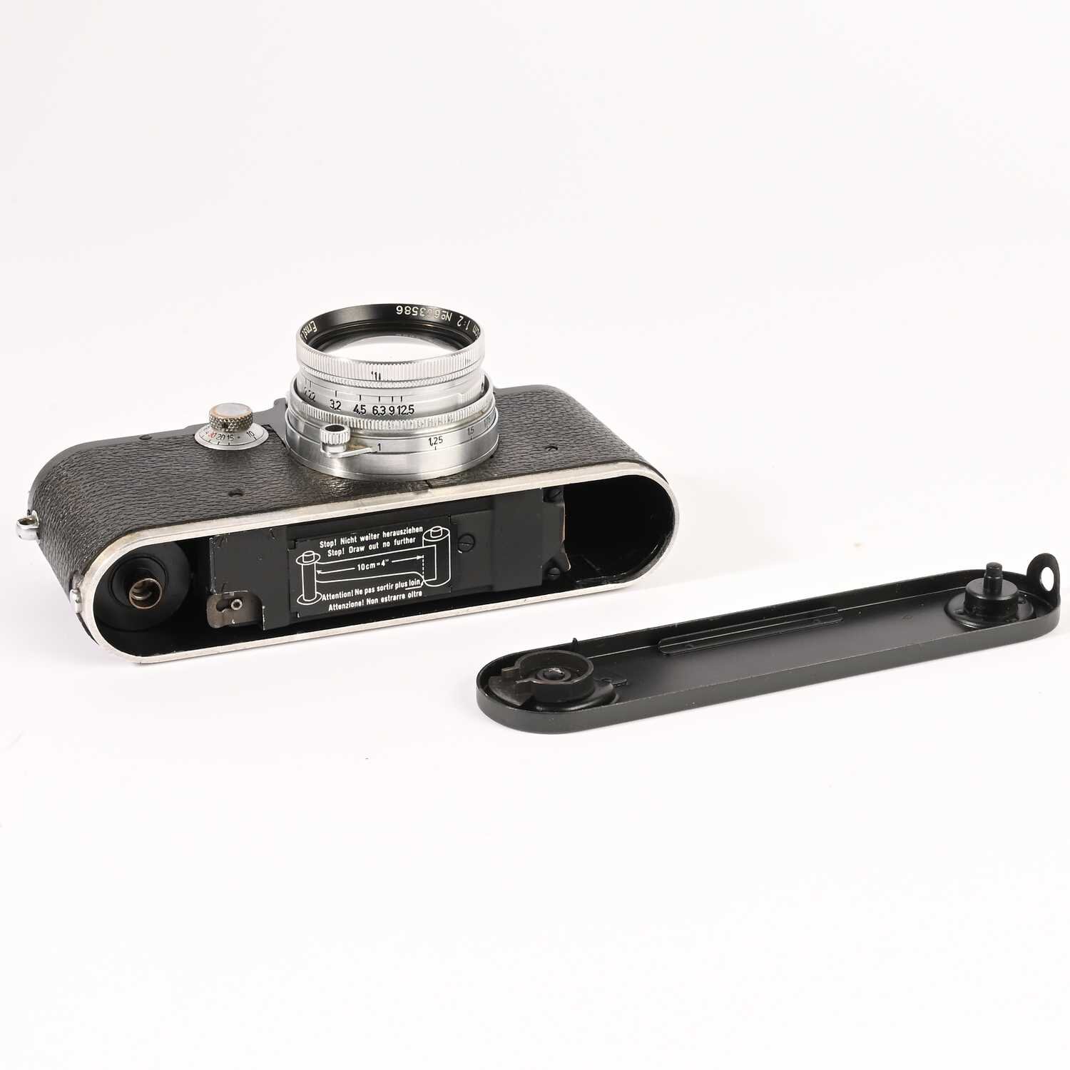 Leitz Leica IIIC gray No 380916 Summitar 2/5cm Wartime1941 original