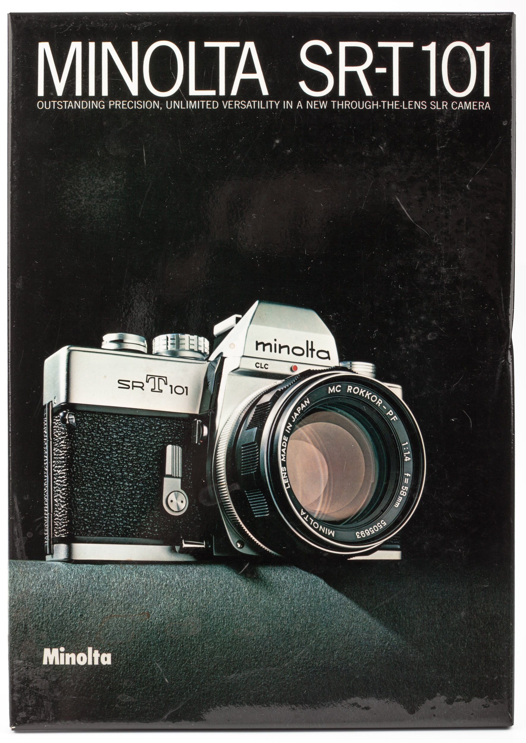 Minolta SRT 101 Werbung zum hängen/stellen 20x30cm