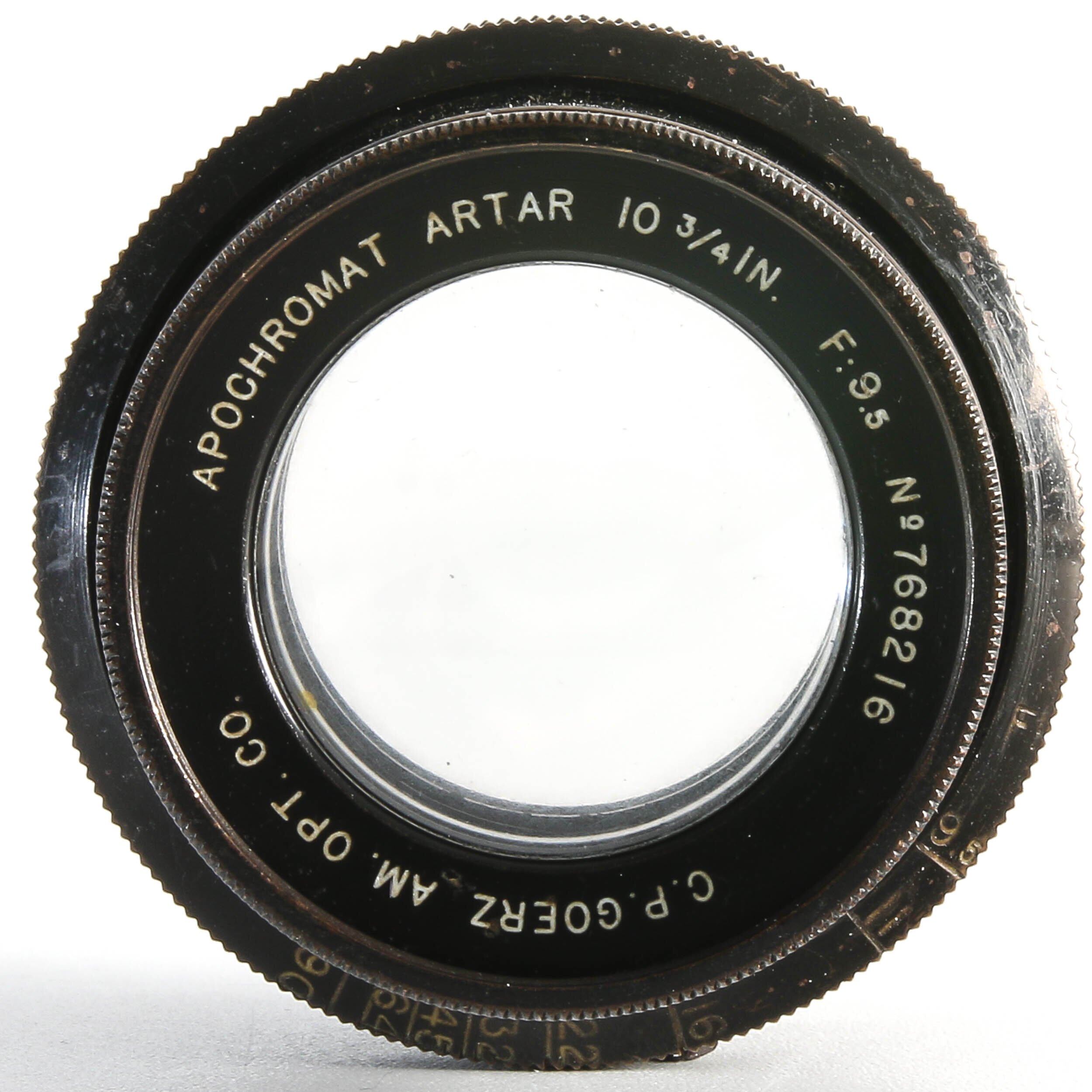 Goerz 9,5/10 3/4inch Apochromat Artar