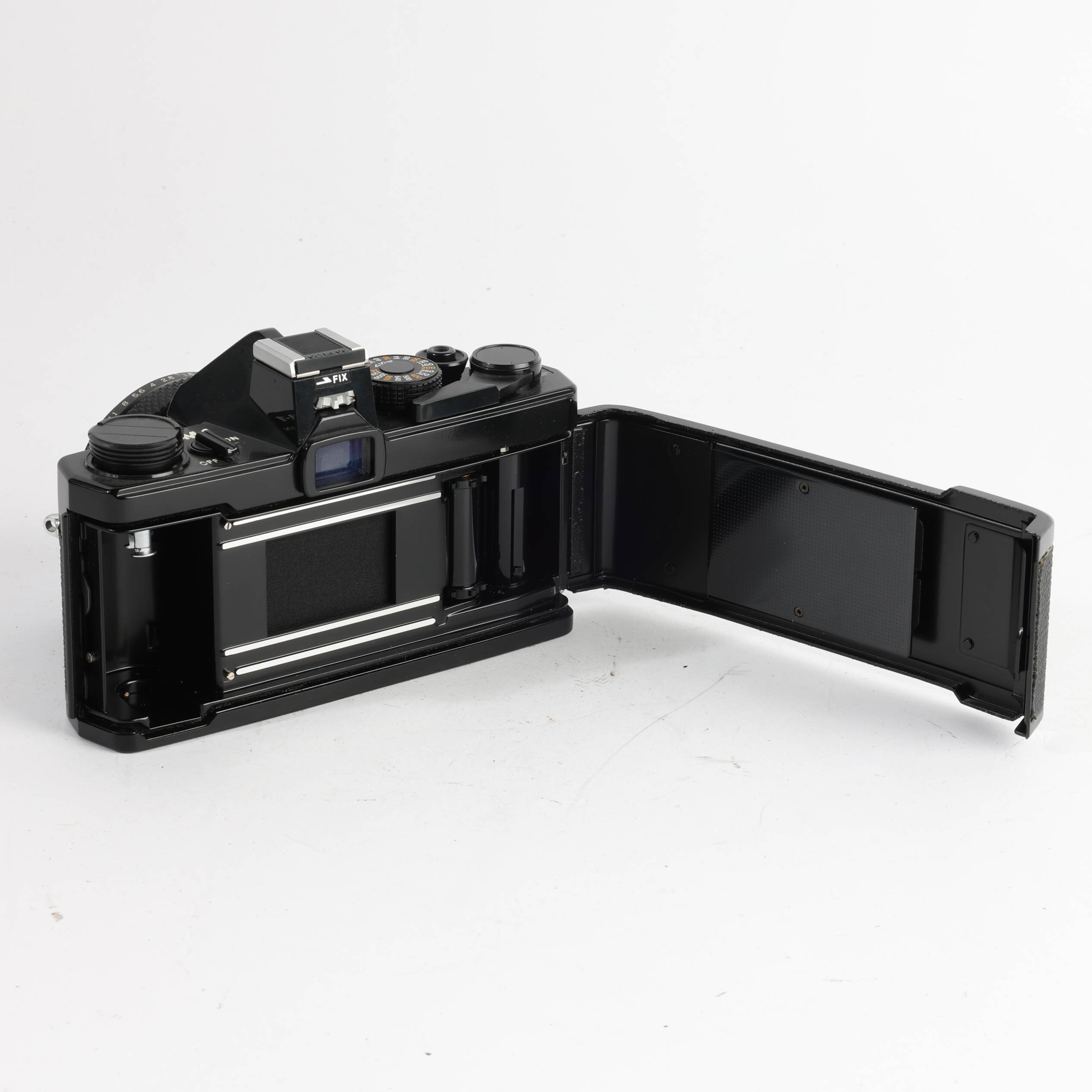 Olympus OM-1 SLR Olympus Zuiko MC Auto-S 1,8/50 Lens black