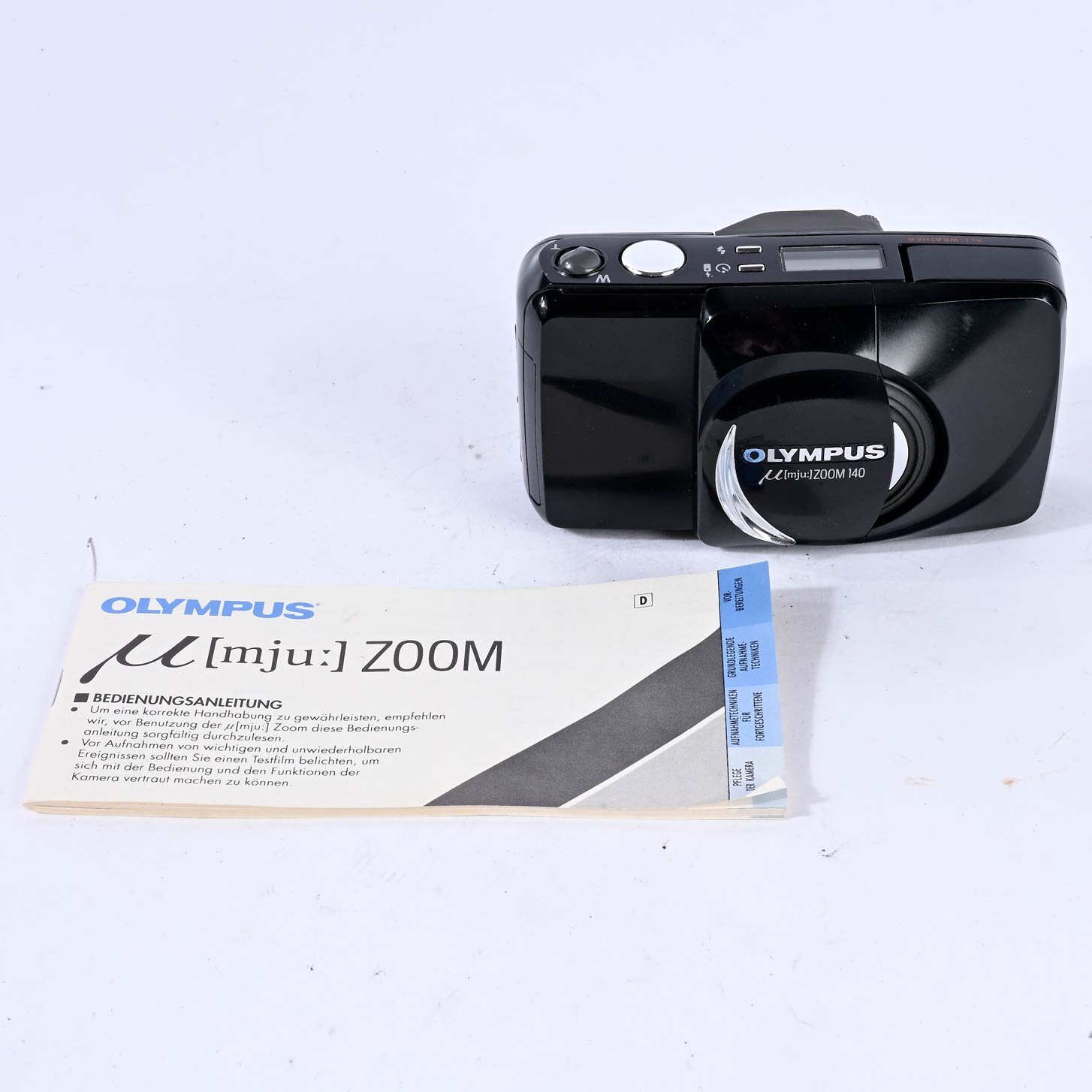 Olympus mju ZOOM 140 Schwarz Kompaktkamera Point & Shoot