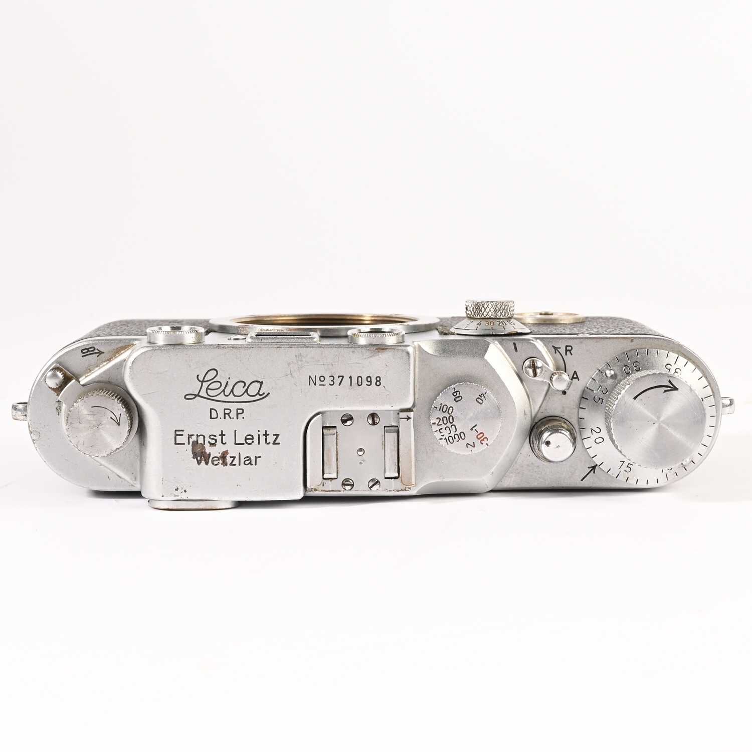 Leitz Leica IIIC war camera red curtain WK2 body Nr.371098 Baujahr 1941
