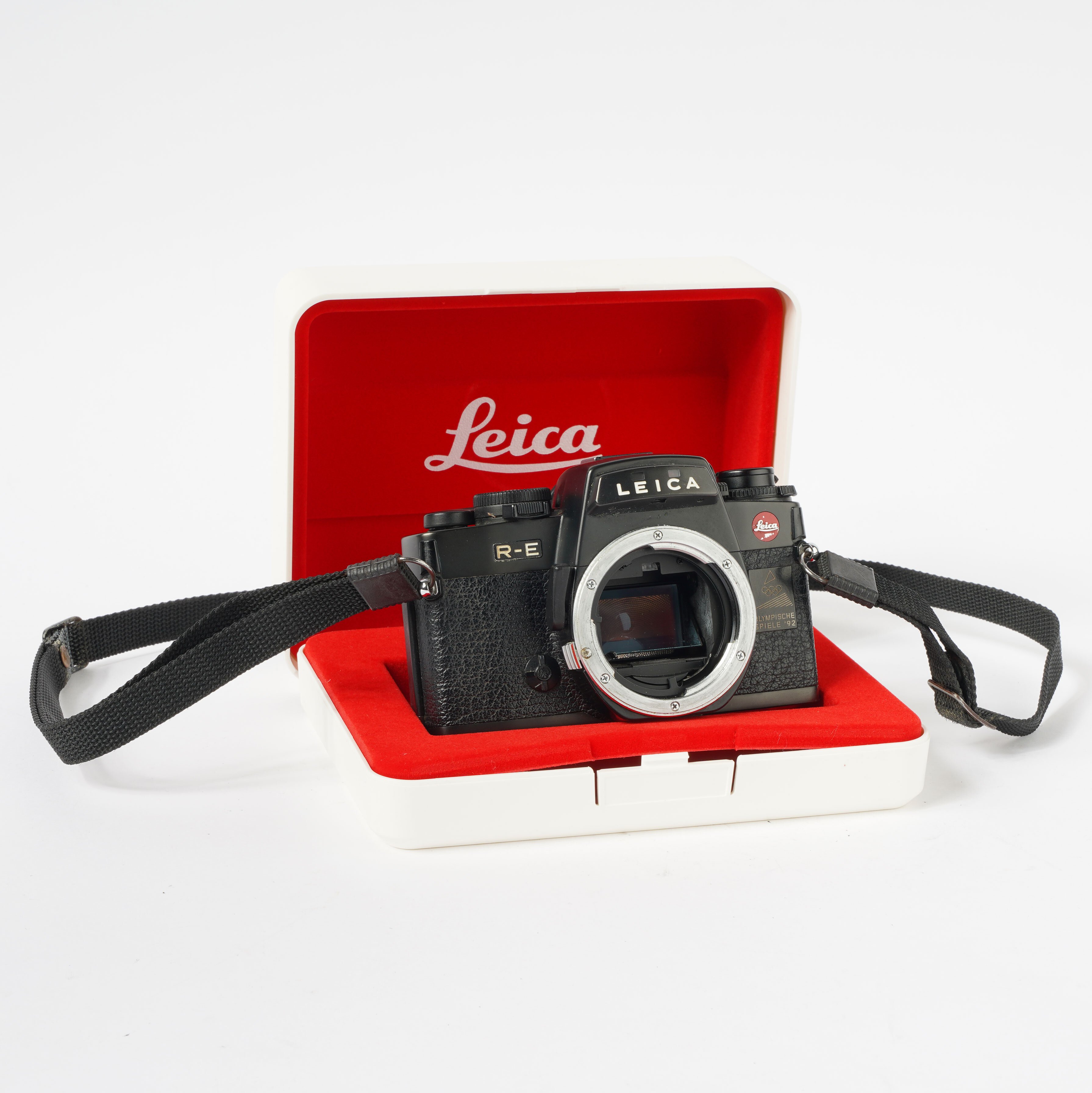 Leica RE Olympische Spiele 92 Gehäuse originalverpackt 100550