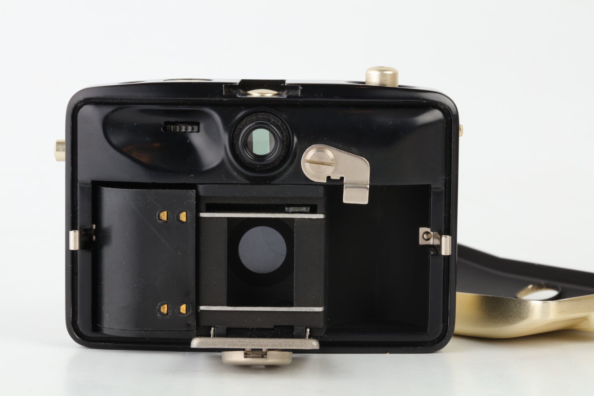 Pentacon PENTI II schwarz gold HALBFORMAT mit Meyer-Optik Domiplan V 3,5/30 mm