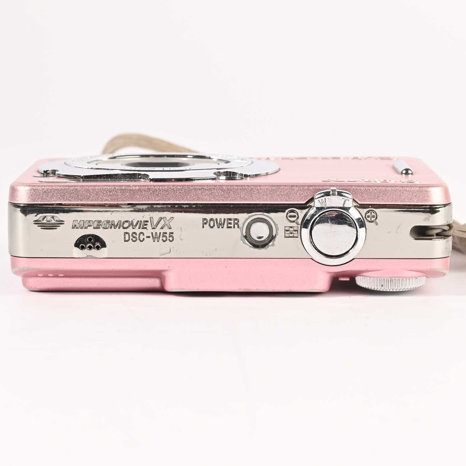 Sony Cybershot DSC-W55 Digitalkamera 7.2 MP rosa