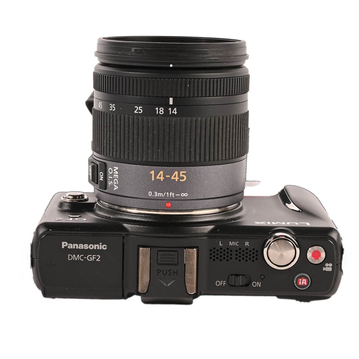 Panasonic LUMIX DMC-GF2K 12.1MP Digitalkamera schwarz