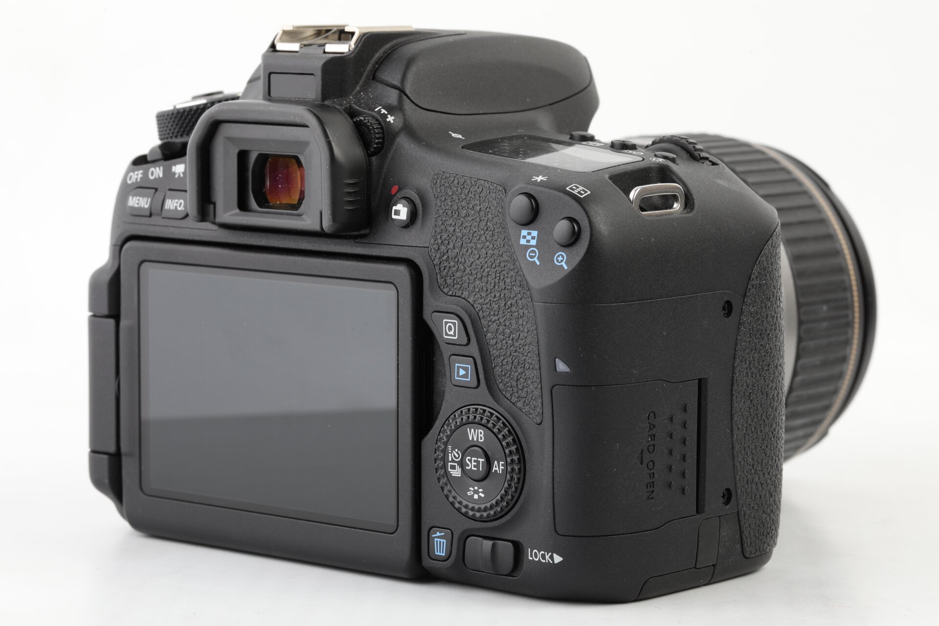 Canon EOS 760D Gehäuse + EF-S 17-85mm 4-5,6 IS  USM + 580EX Speedlite ca 4000 Auslösungen