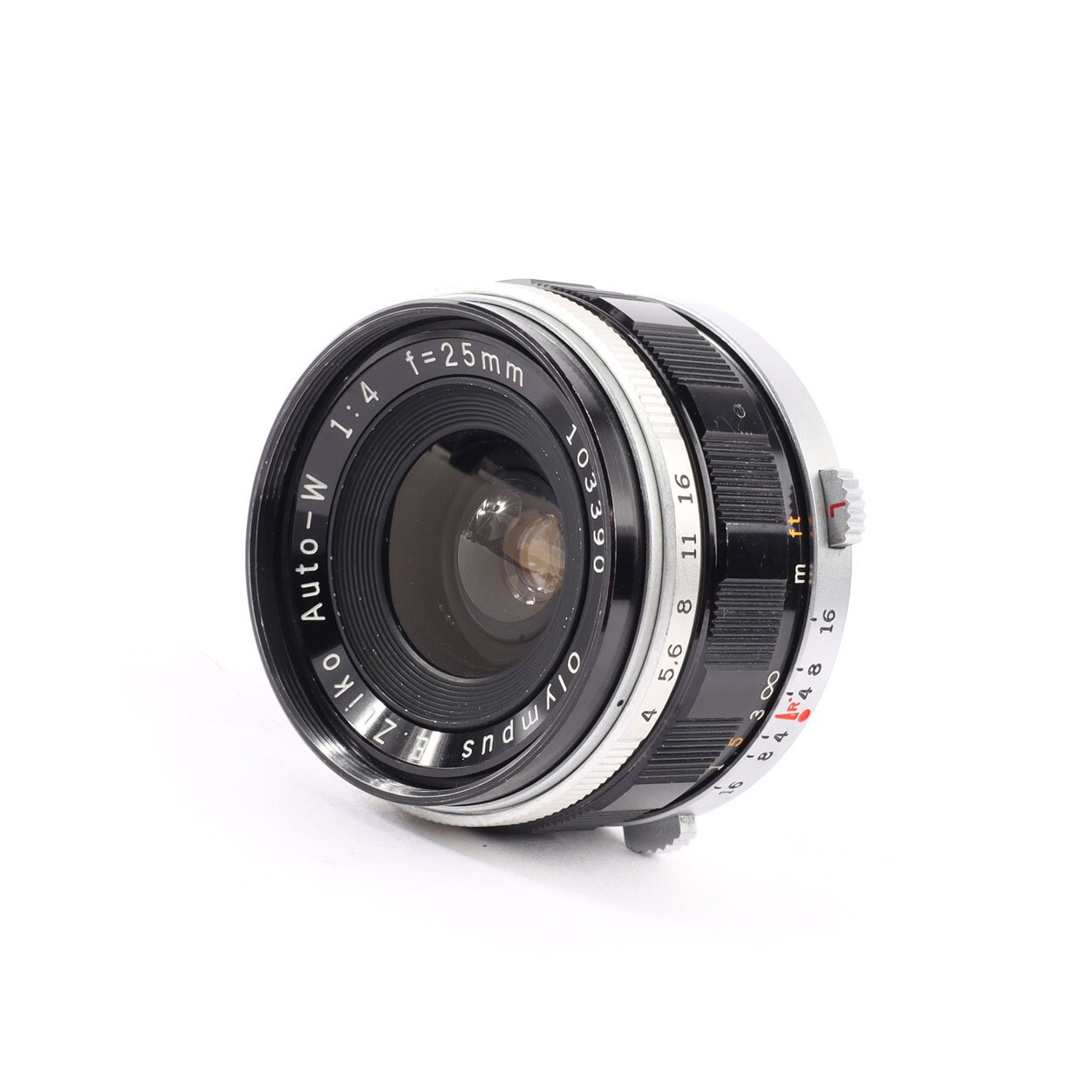 Olympus PEN-F Objektiv Lens G.Zuiko Auto-W 4/25mm