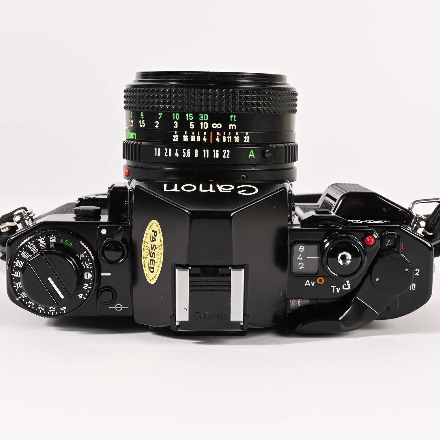 Canon A-1 Canon FD 50/1,8 schwarz