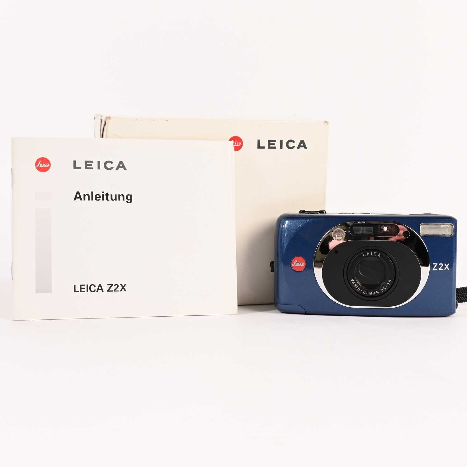 Leica Z2X Vario-ELmar 35-70 Analoge Kompakt Kamera blau