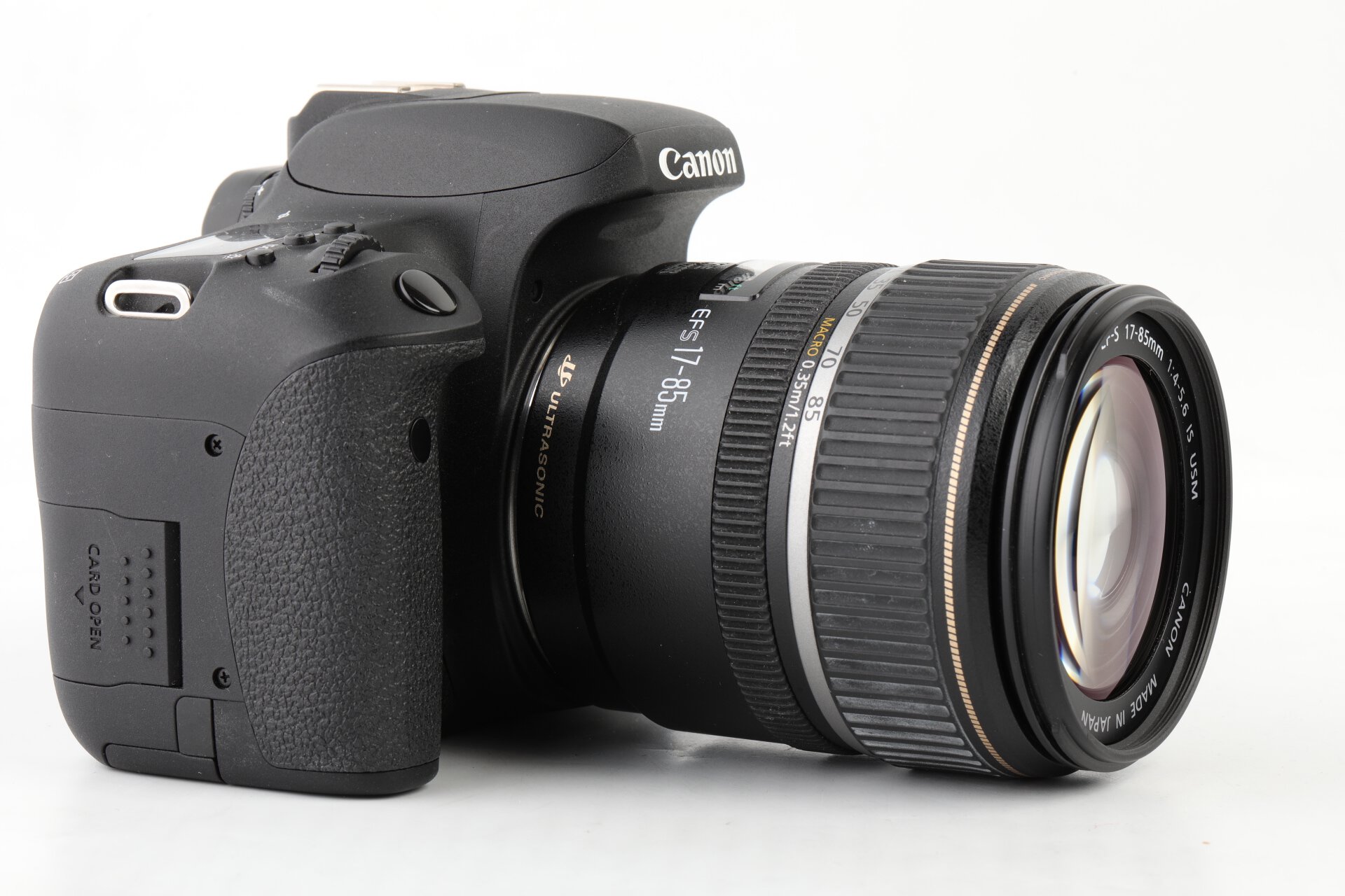 Canon EOS 760D Gehäuse + EF-S 17-85mm 4-5,6 IS  USM + 580EX Speedlite ca 4000 Auslösungen