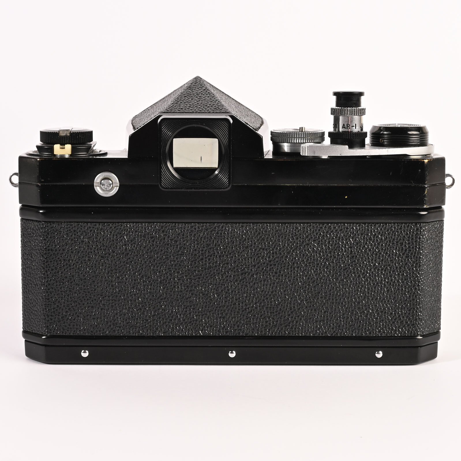 Nikon F black paint 1.4/50mm Nikkor 1970 analog Film camera
