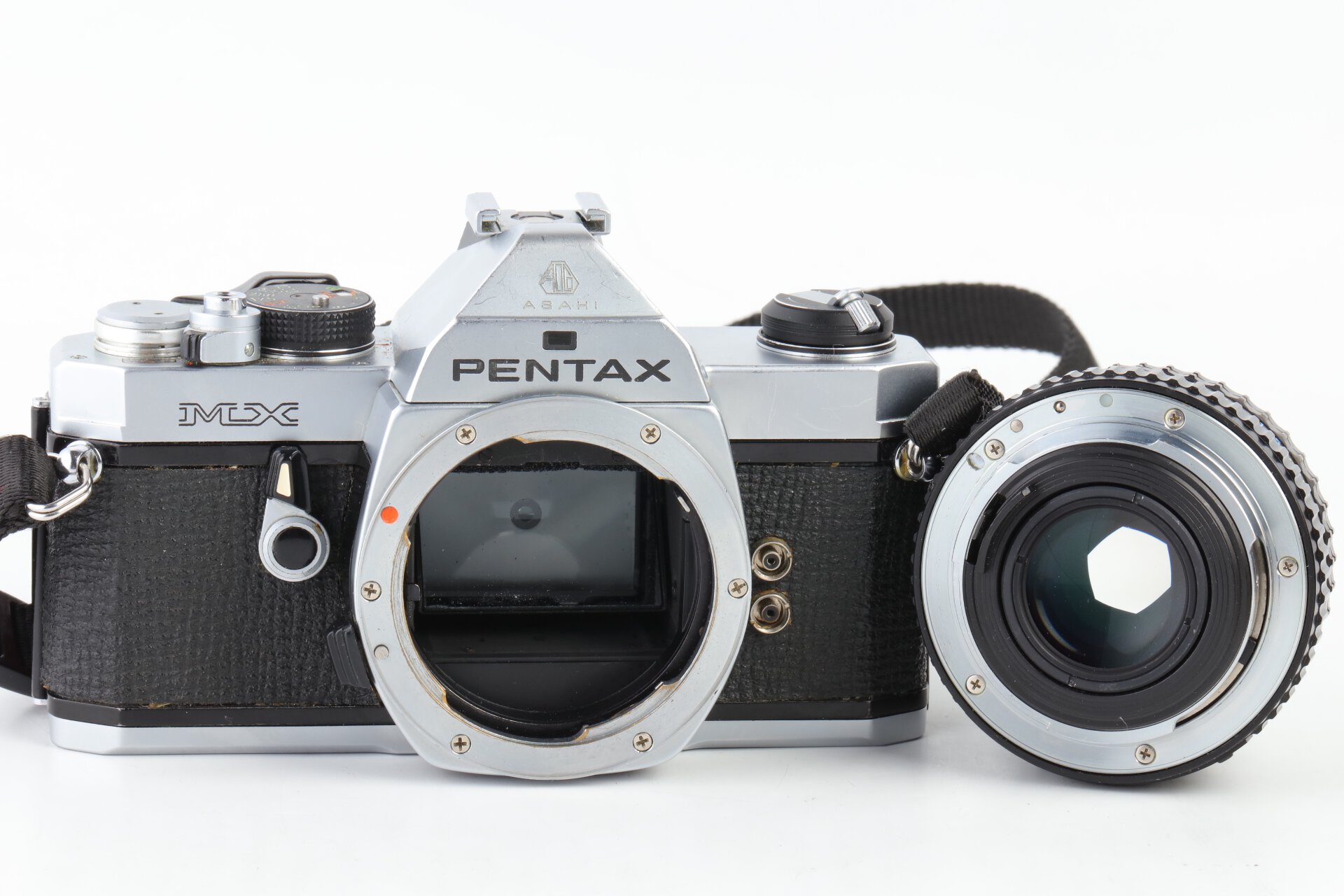 Pentax MX Gehäuse chrom + SMC Pentax-A 1,7/50mm