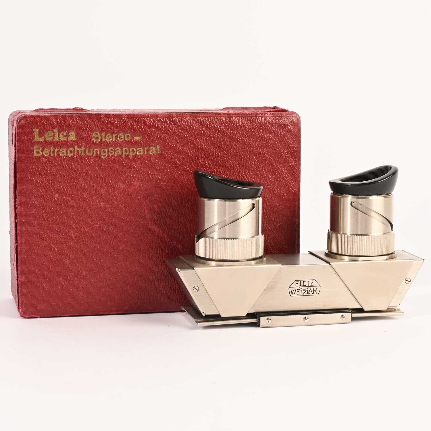 Leitz Leica Stereo Viewer VOTRA Nickel boxed