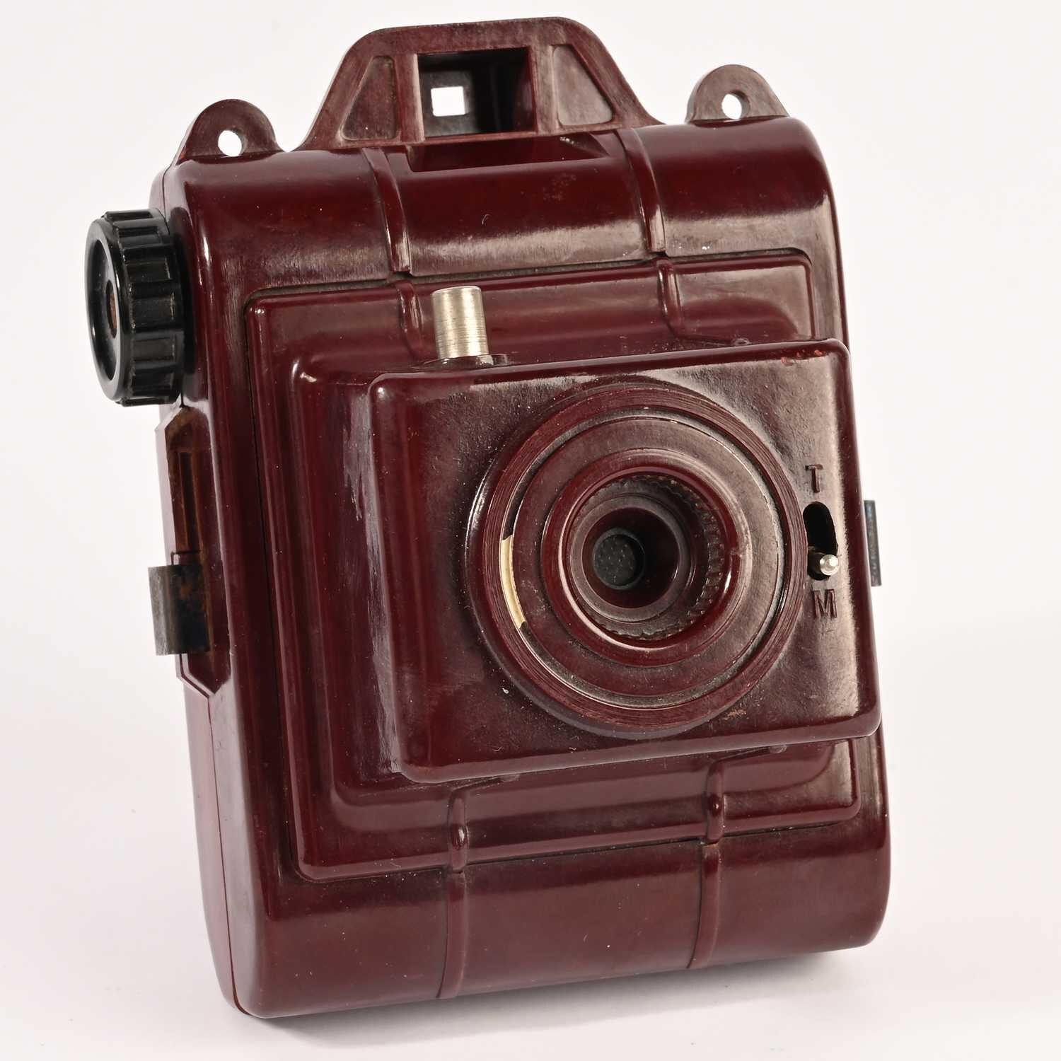 Pionier Deko Bakelite Kamera VEB Kodak Berlin braun