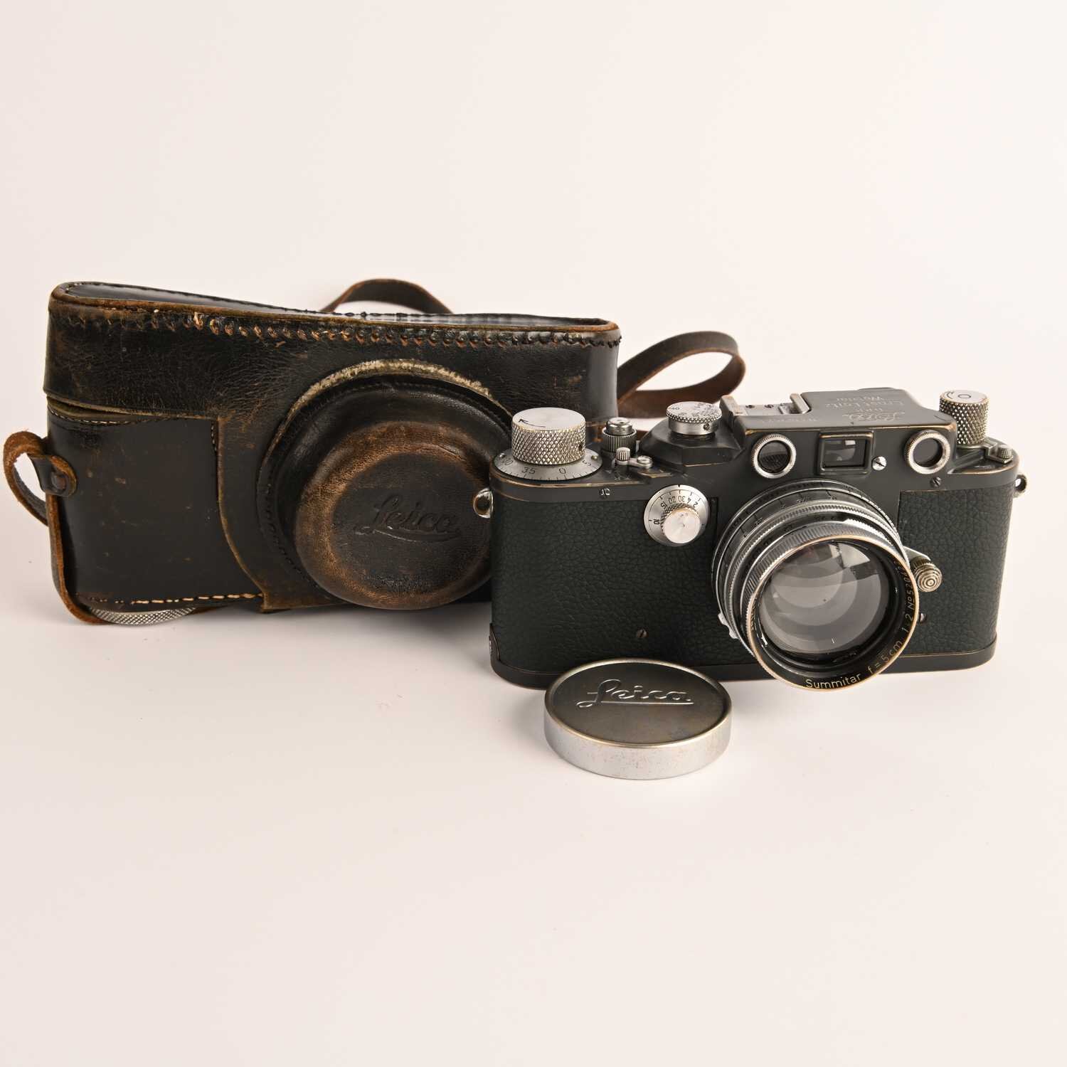 Leitz Leica grau Luftwaffen-Eigentum Summitar 5cm /1:2 gray