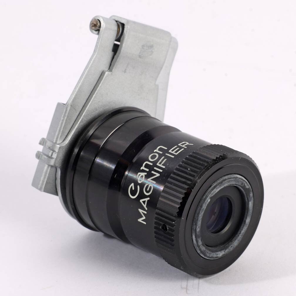 Canon Magnifier S Lupe Einstelllupe Adapter S Canon SLR Kamera A-1 AE-1