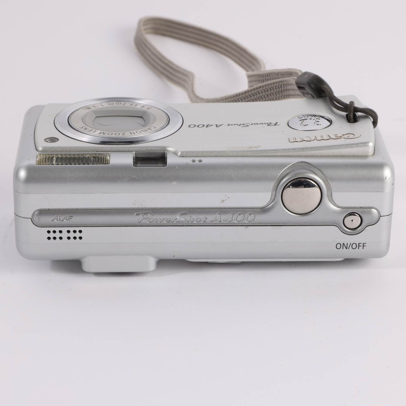 Canon PowerShort A400 Silver Chrome 3.2MP Digital Camera