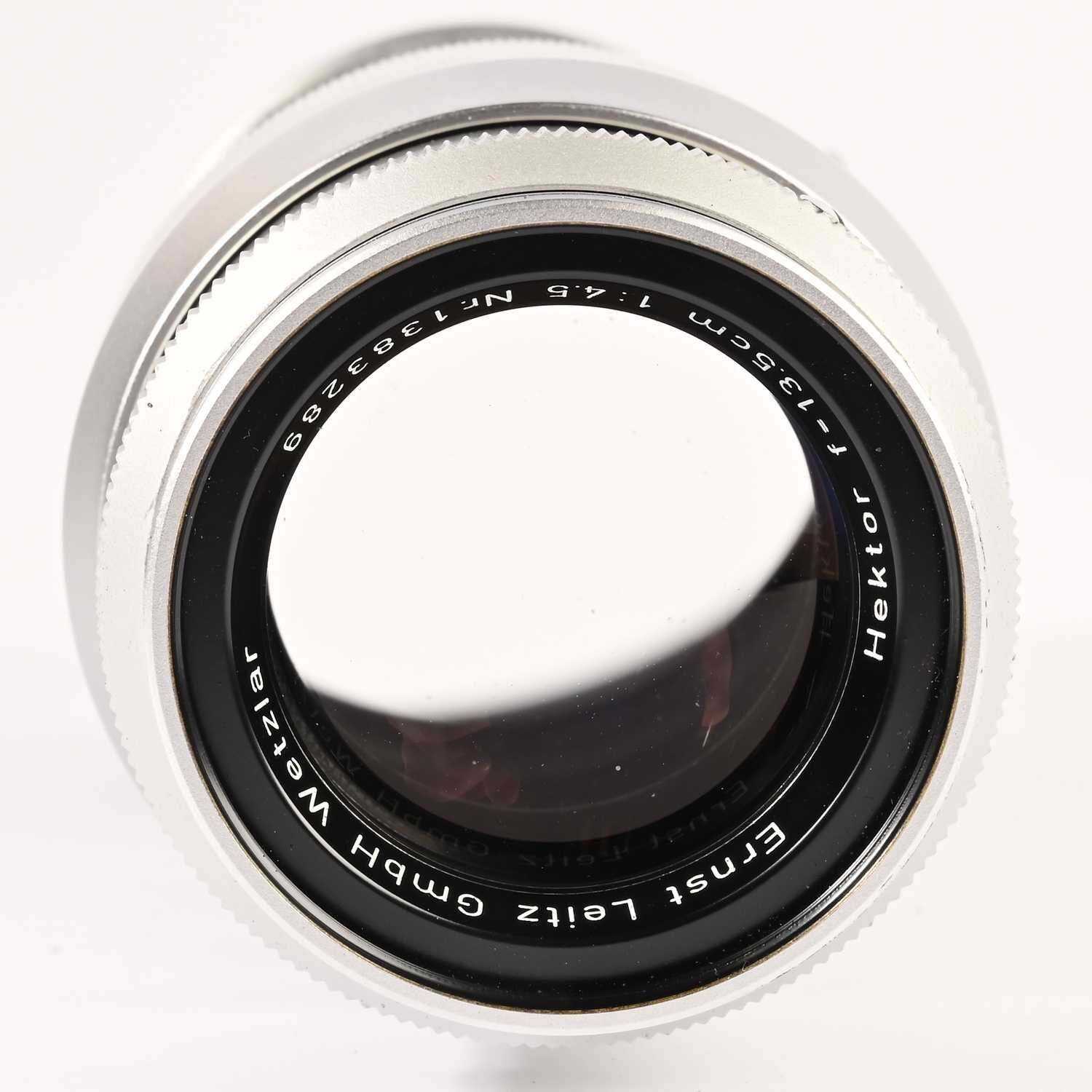 Ernst Leitz Wetzler Leica Hektor 135cm/4,5 olive Bundeseigentum