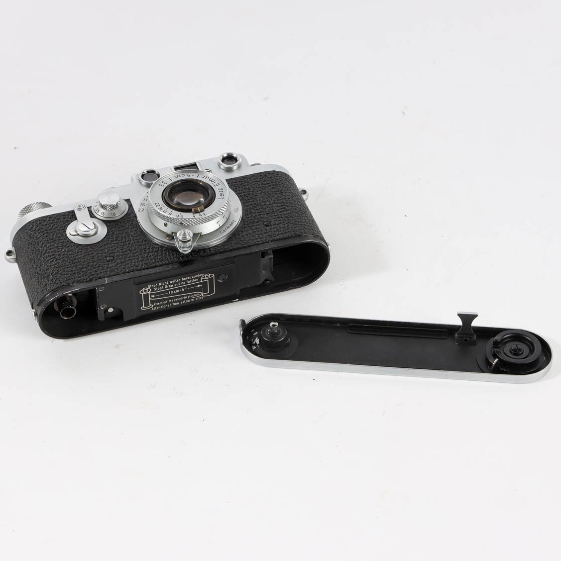 Leica If mit roten Kontaktzahlen Elmar 5 cm/3,5