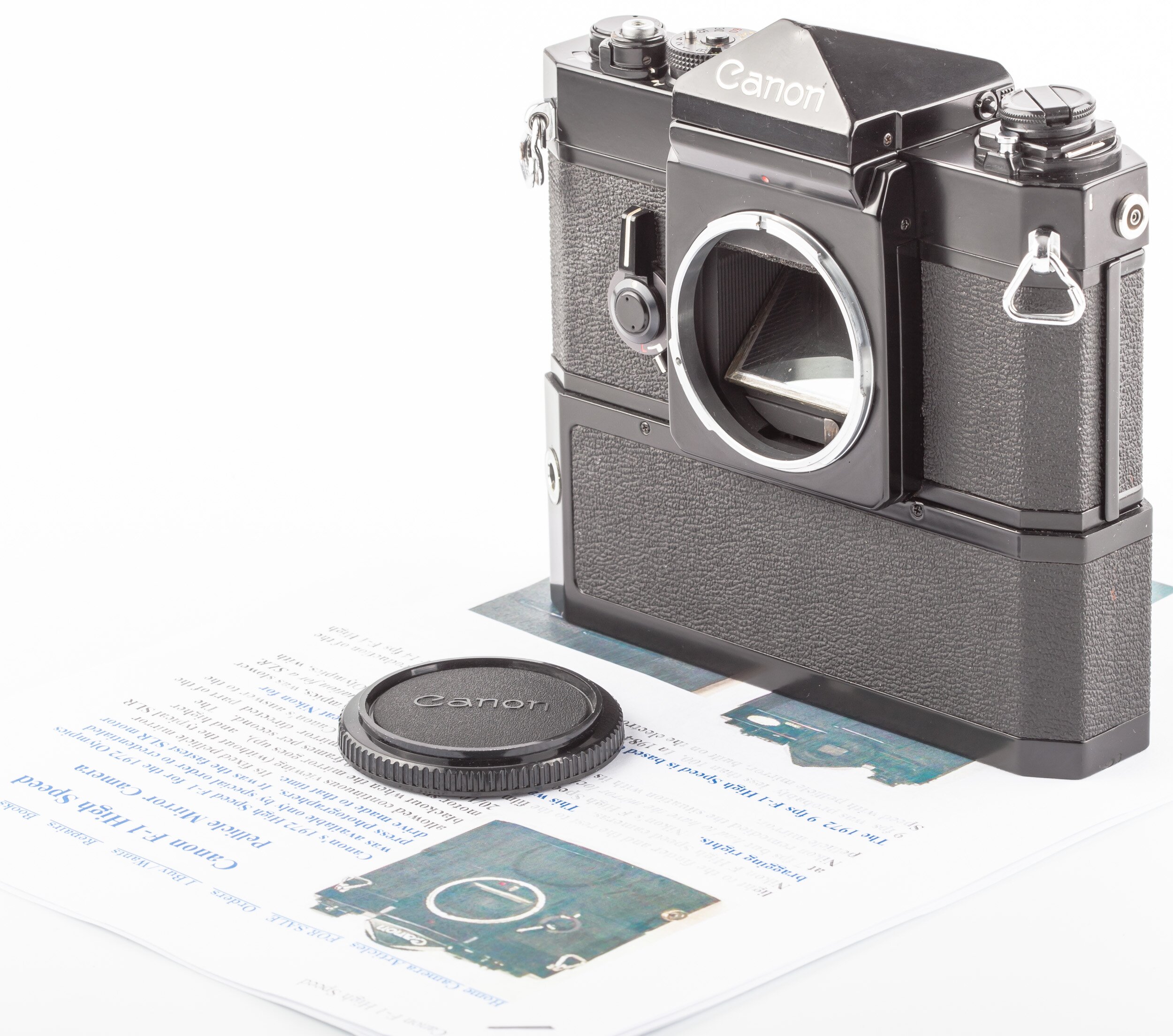 Canon F-1 High-Speed  Motor Drive Kamera sehr selten Sondermodell 1972