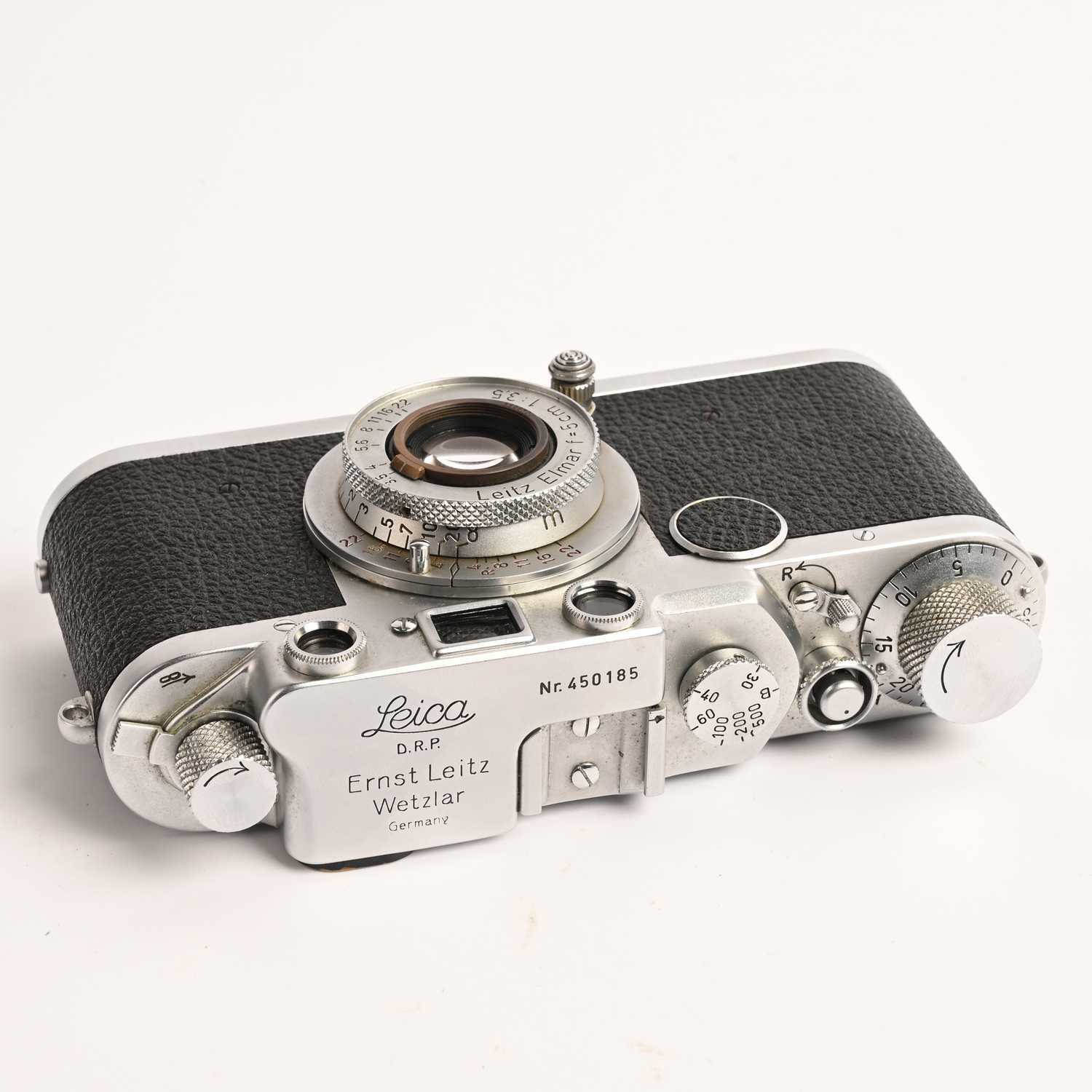 Leitz Leica IIc Sucherkamera mit Elmar 5cm f/3.5 Schraubgewinde Kamera