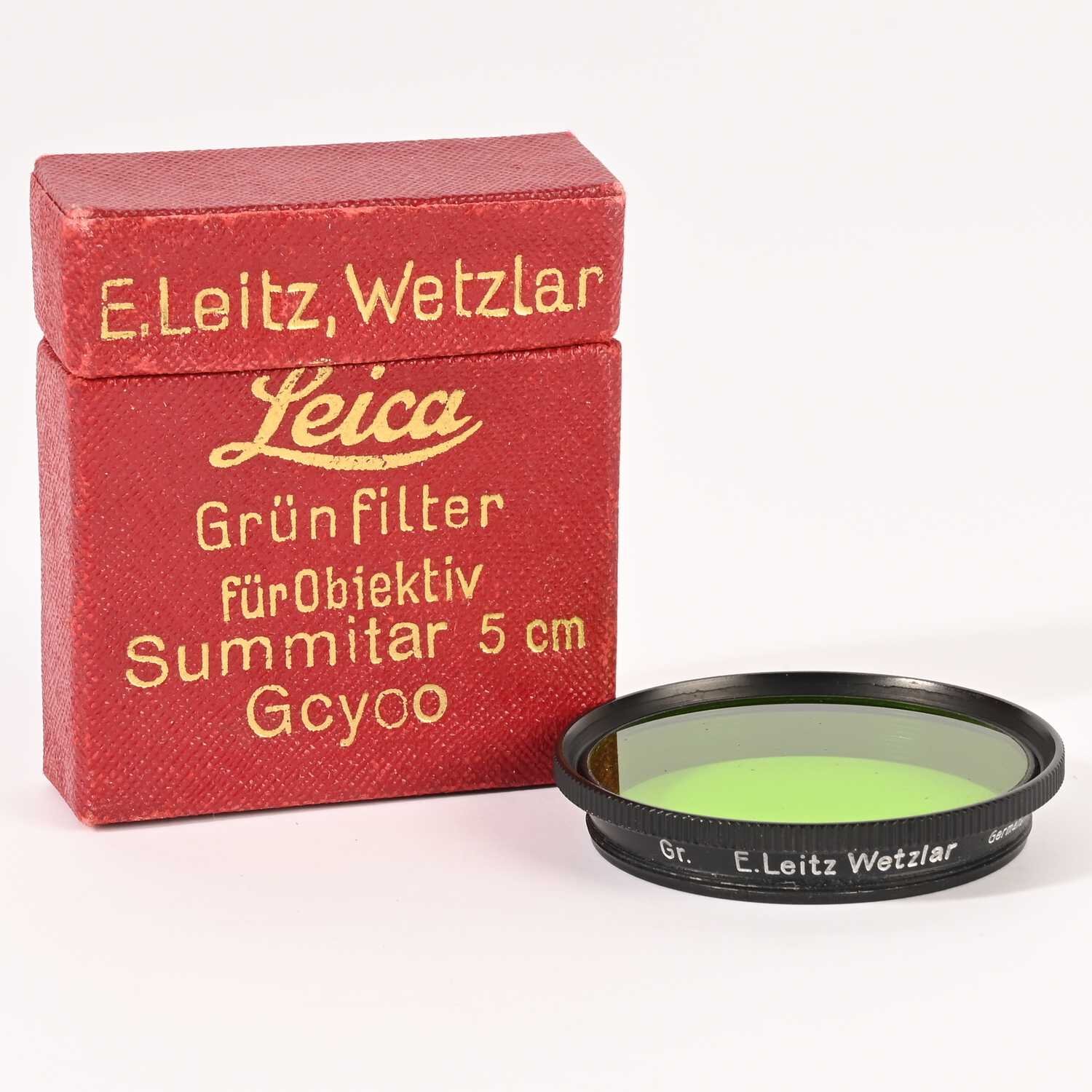 Leica Leitz Grünfilter für Summitar 5cm Gcyoo 36mm