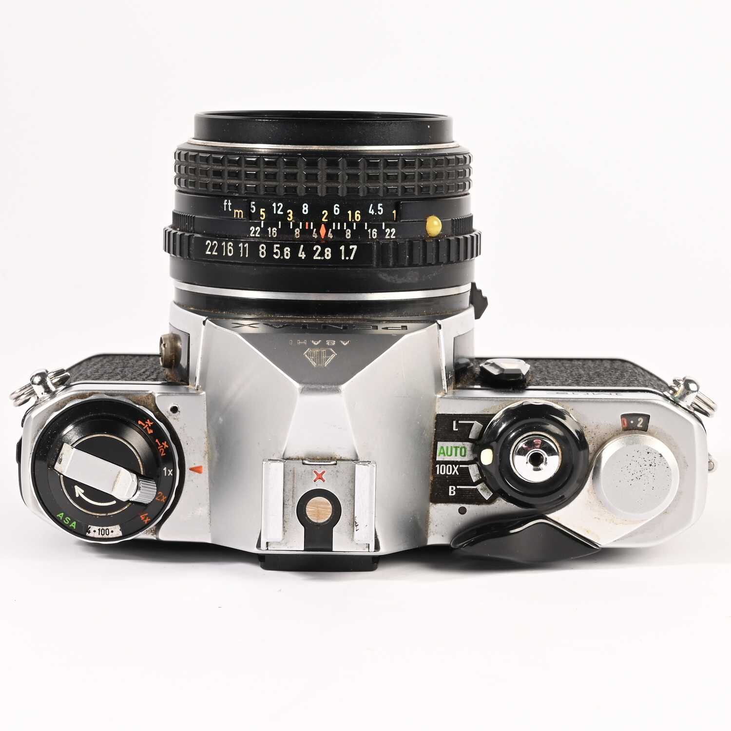 Pentax ME Film Spiegelreflexkamera SMC Pentax-M 1,7/50mm