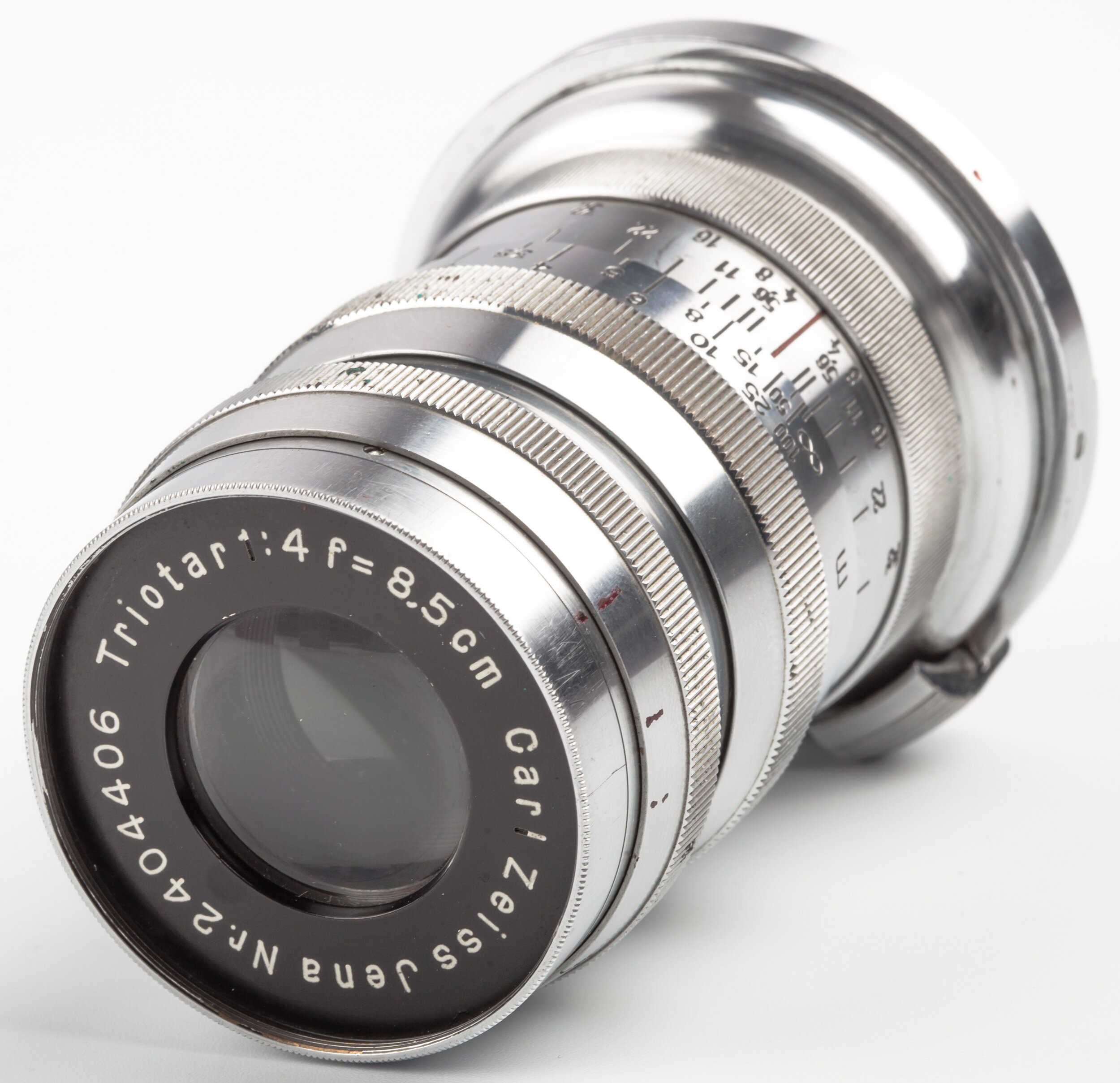 Carl Zeiss Jena Contax 4/8,5cm Triotar Contarex RF mount