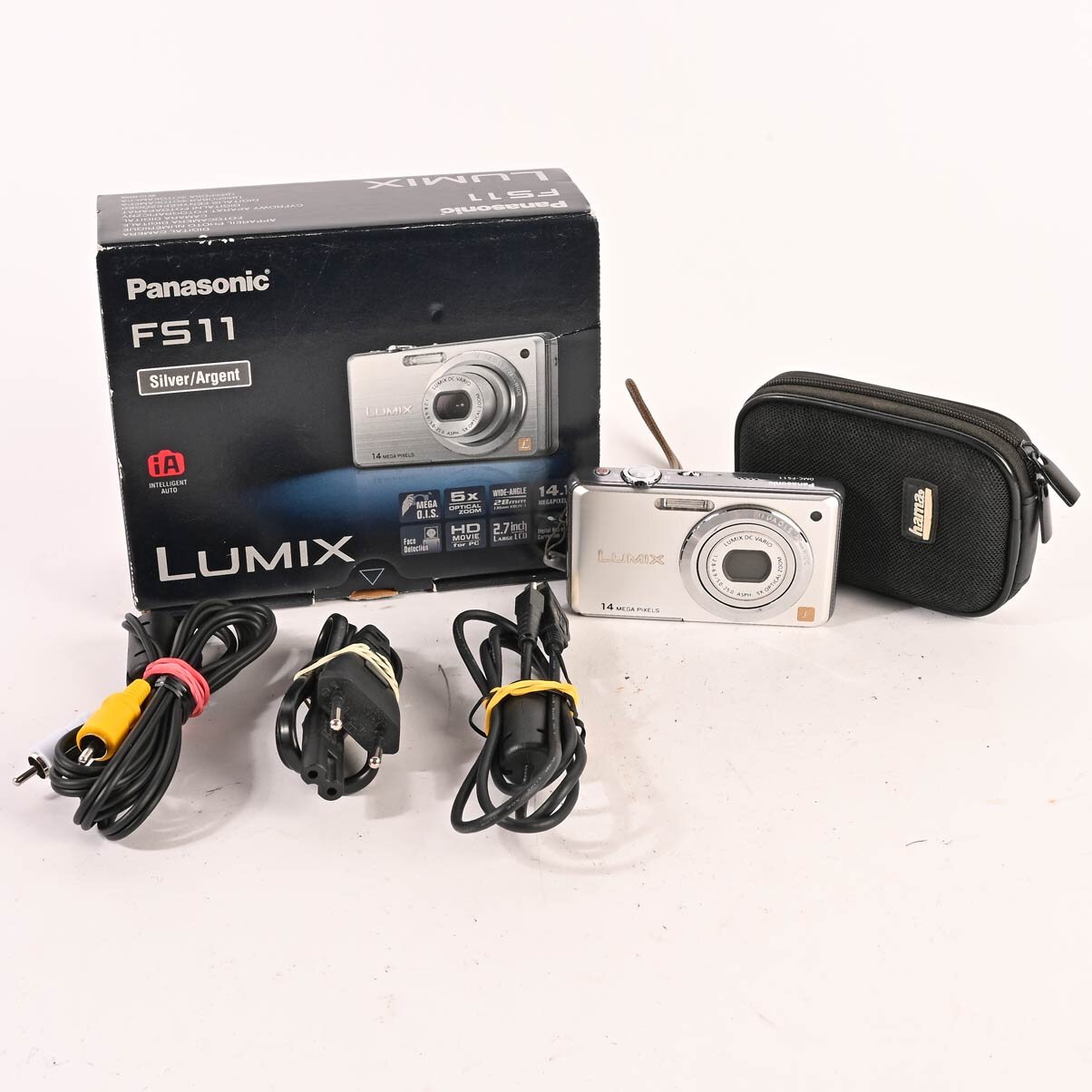 Panasonic Lumix DMC-FS11 Digitalkamera 14 MP silver Y2K Kamera