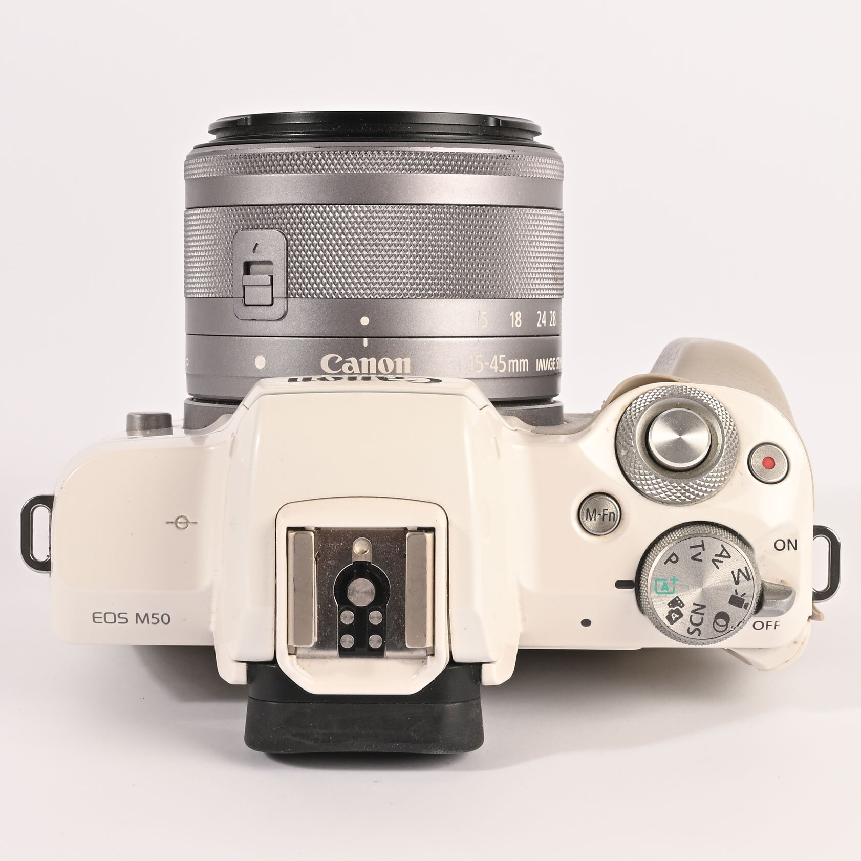 Canon EOS M50+3,5-6,3/15-45mm IS weiss